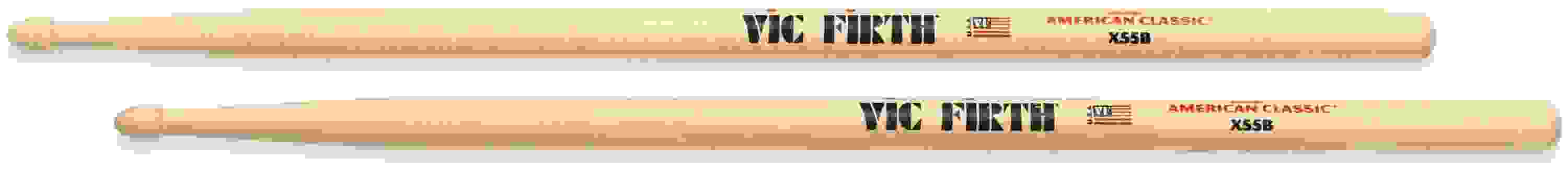 Vic Firth American Classic Drumsticks - Extreme 55B - Wood Tip