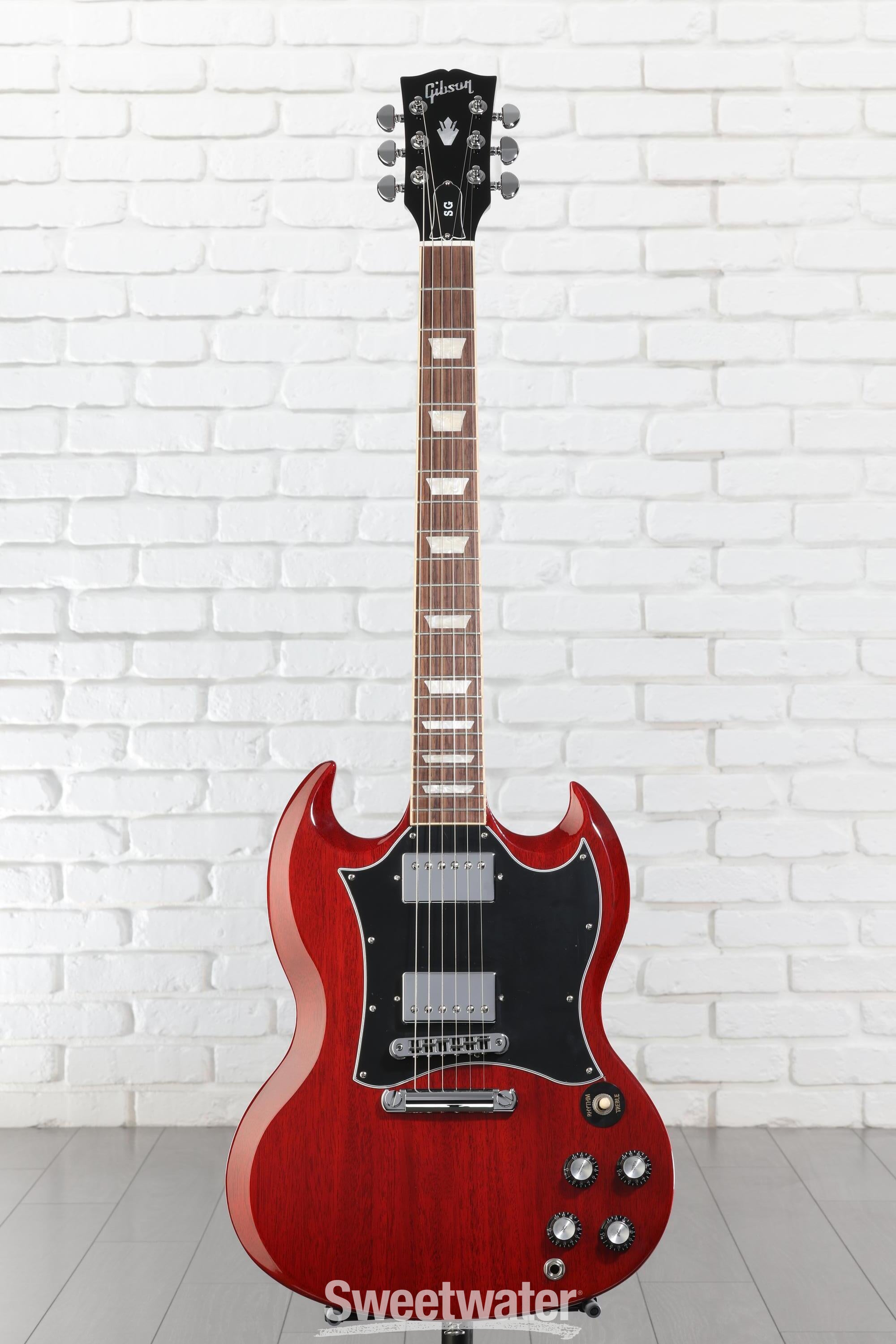 ギター Gibson 2022 SG Standard Heritage Cherry Gibson SG Standard Electric Guitar - Heritage Cherry | Sweetwater