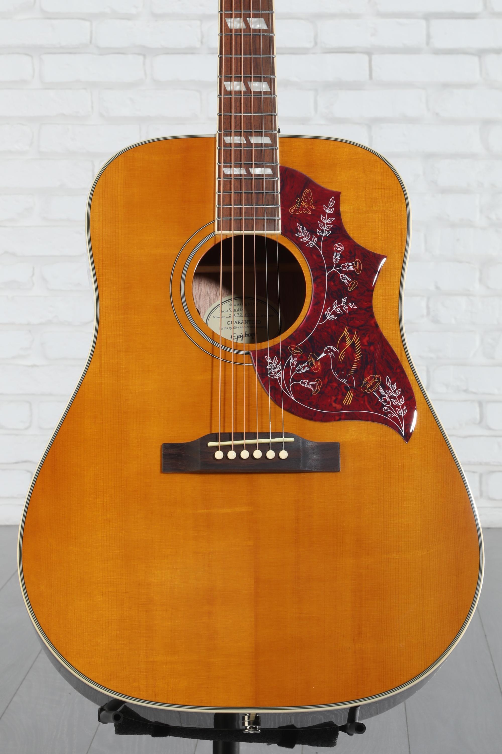 Epiphone Hummingbird Studio Acoustic-electric Guitar - Antique