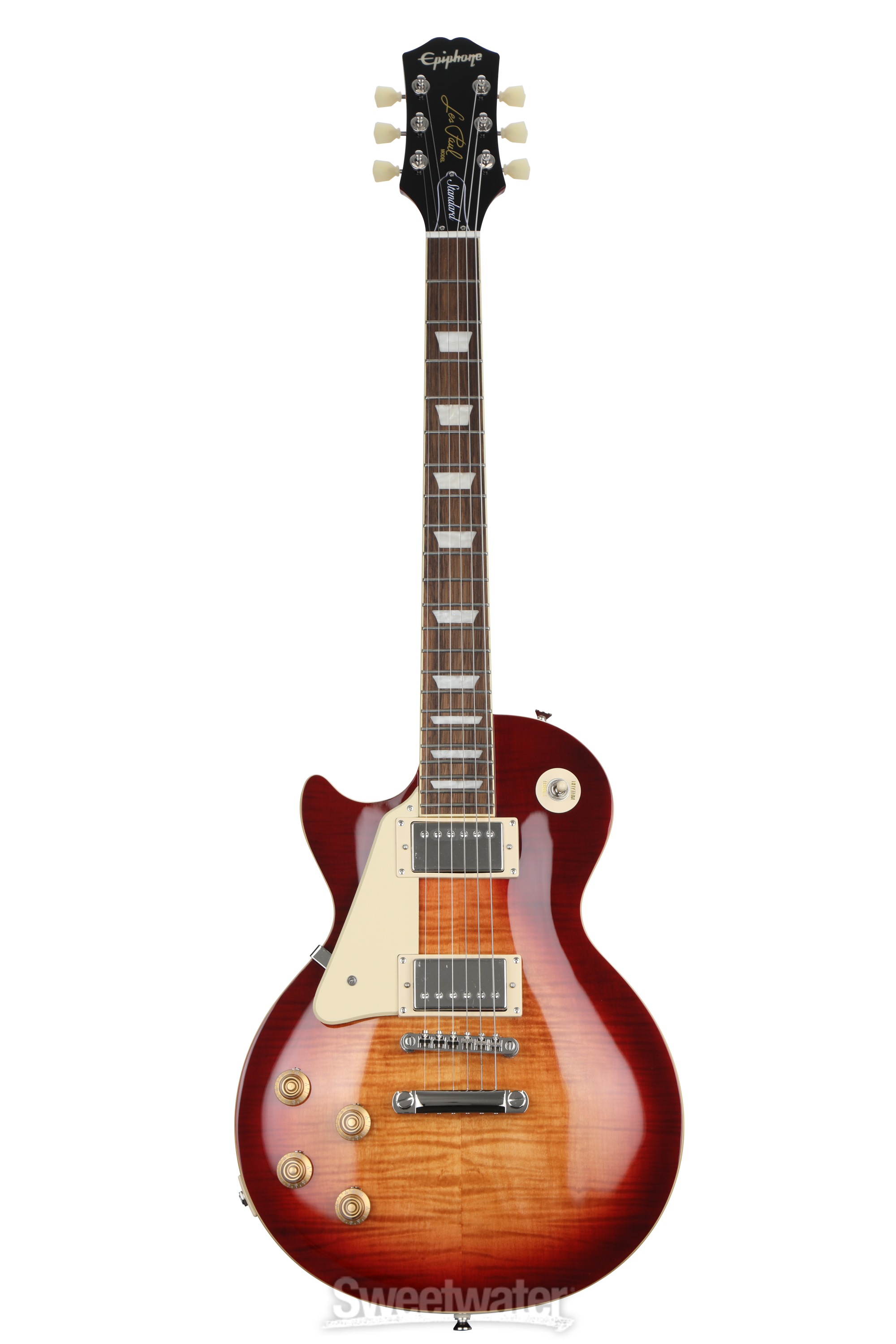 Epiphone Les Paul Standard '50s Left-handed Electric Guitar - Heritage  Cherry Sunburst | Sweetwater