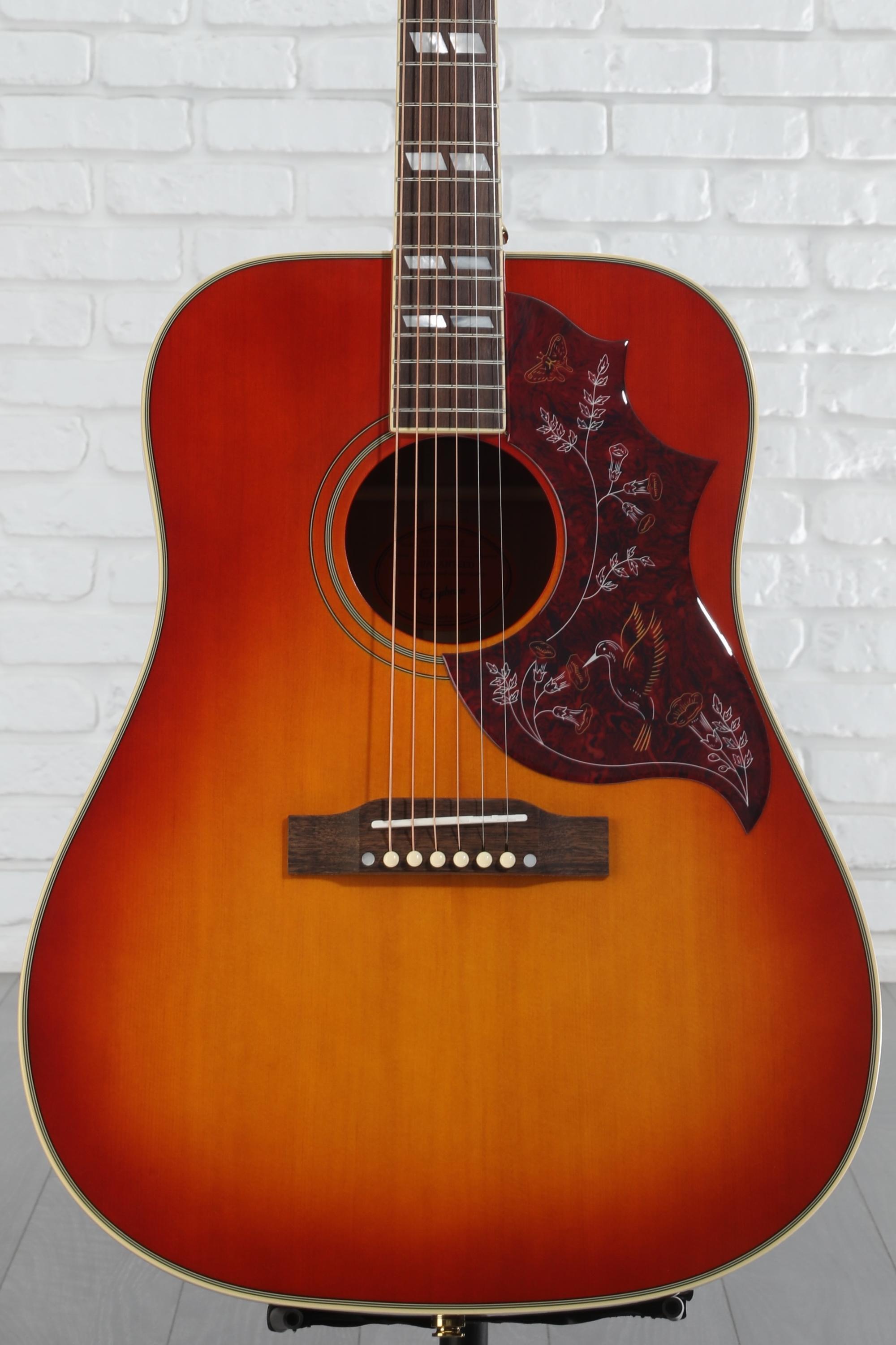 Epiphone Hummingbird Acoustic Guitar - Aged Cherry Sunburst