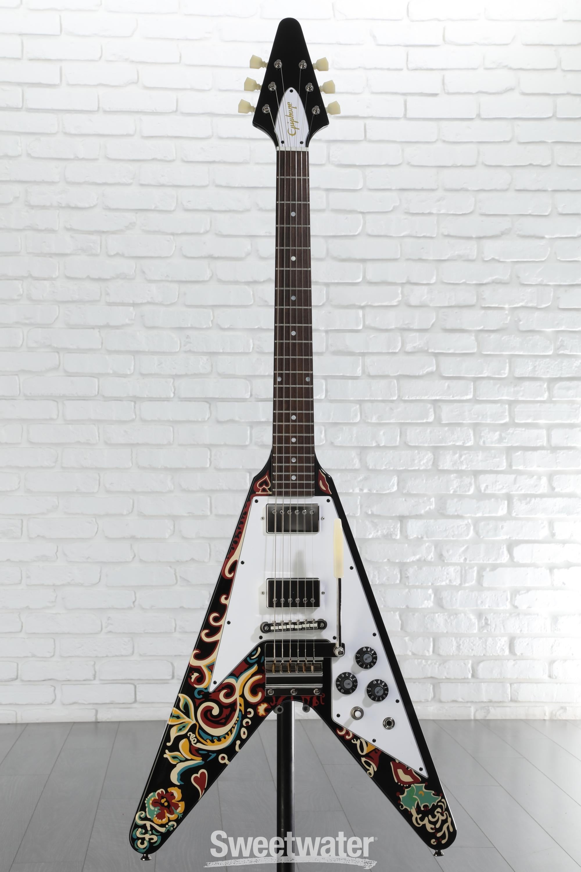 ギター Epiphone Flying V jimi hendrix love drop Epiphone Jimi Hendrix 