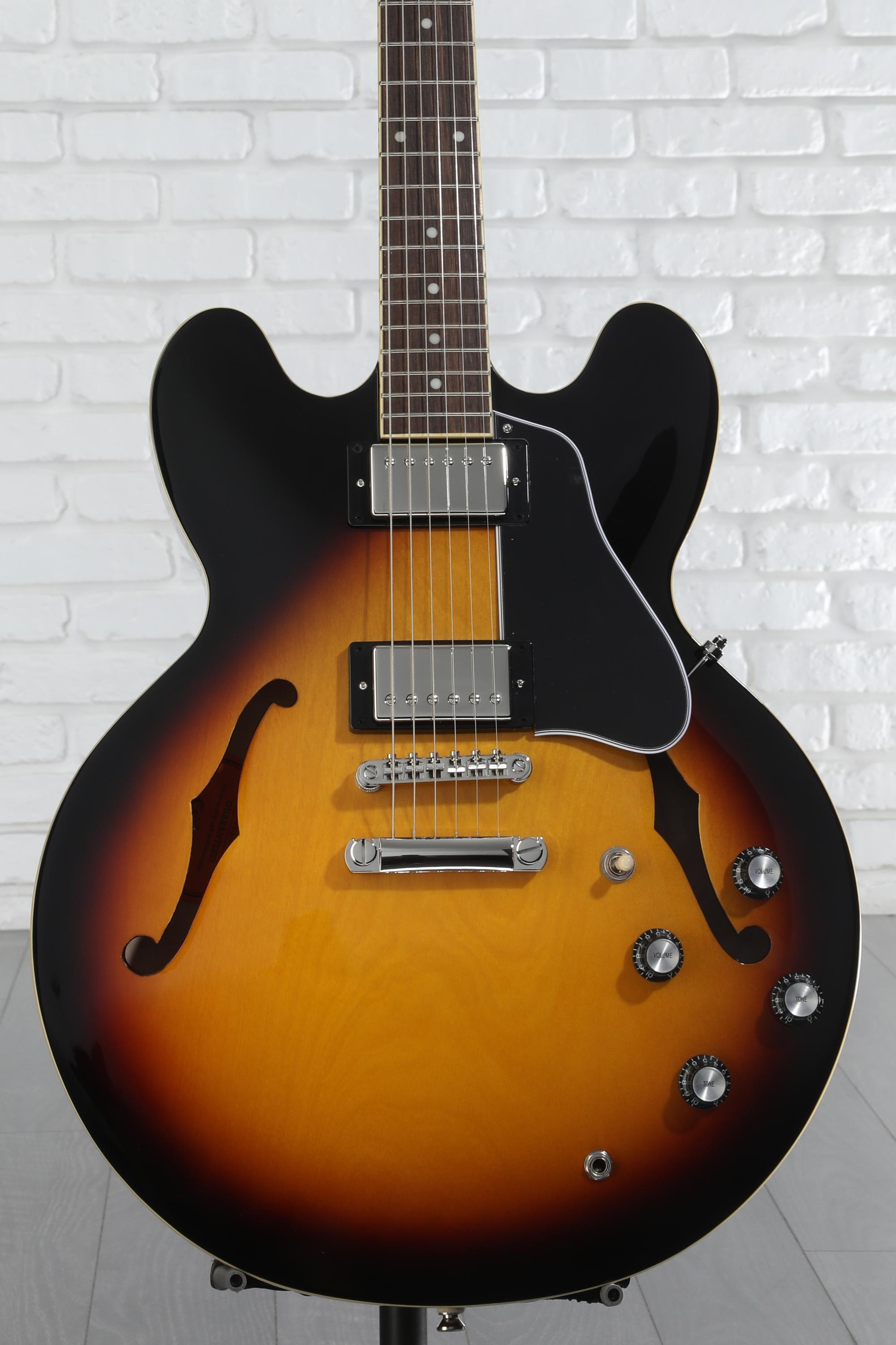 ギター Epiphone ES-335 LH (Vinrage Sunburst) Epiphone Inspired By Gibson ES-335 LH - vintage sunburst
