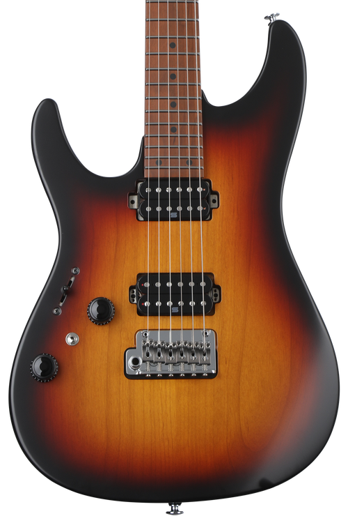 Ibanez Prestige AZ2402L Left-handed Electric Guitar - Tri Fade Burst Flat |  Sweetwater