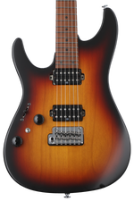Photo of Ibanez Prestige AZ2402L Left-handed Electric Guitar - Tri Fade Burst Flat