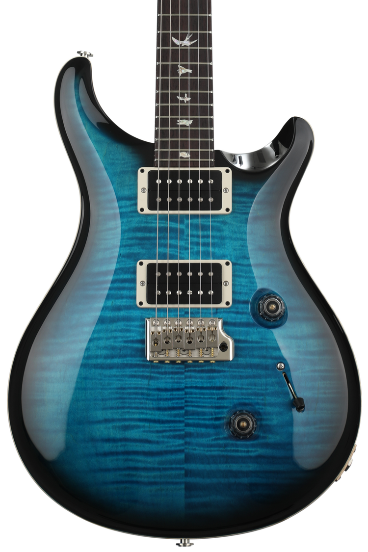 PRS Custom 24 - Blue Matteo Smokeburst w/ Pattern Regular Neck