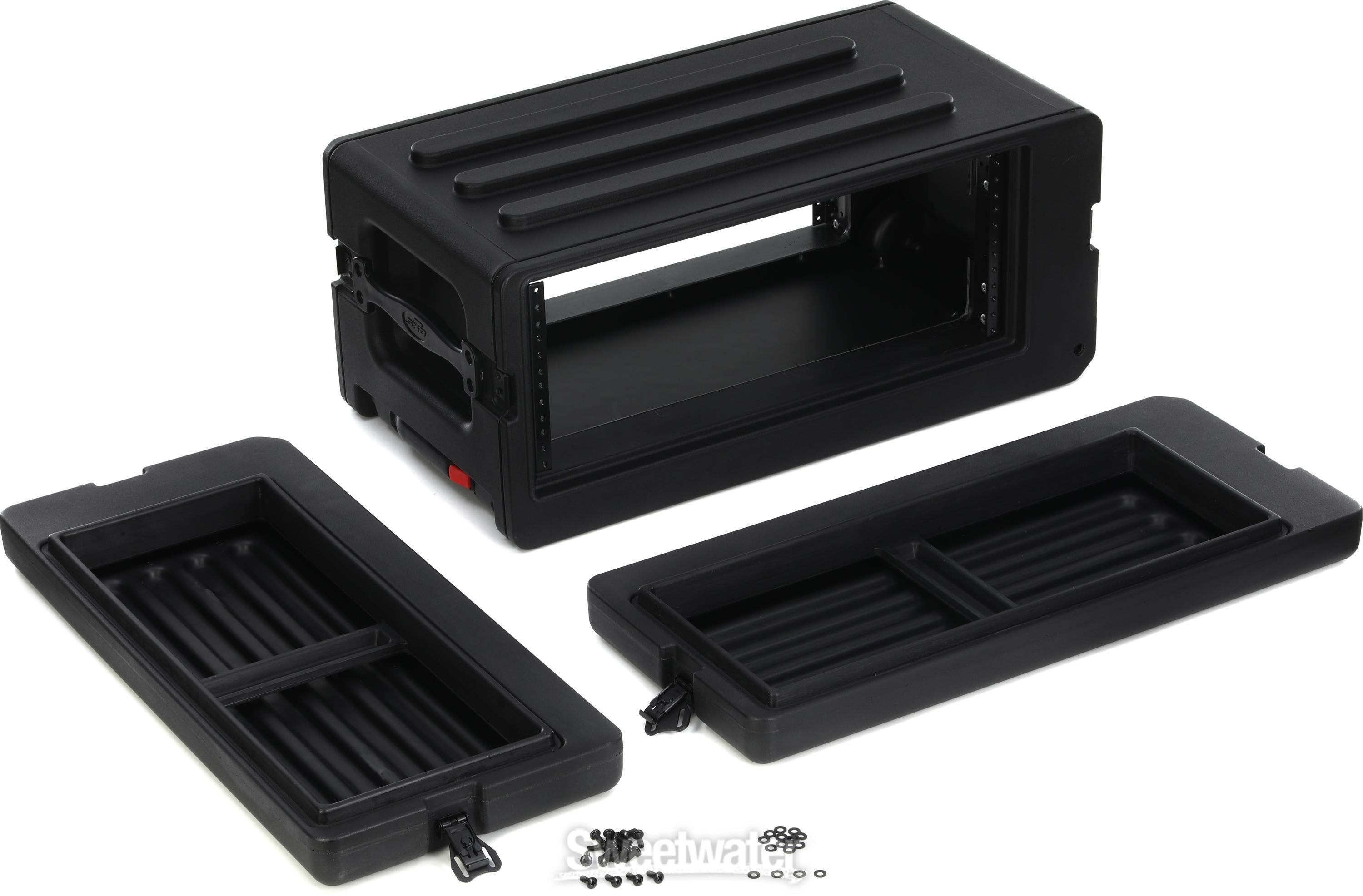 SKB 4U rSeries Shallow Rolling Rack Case | Sweetwater