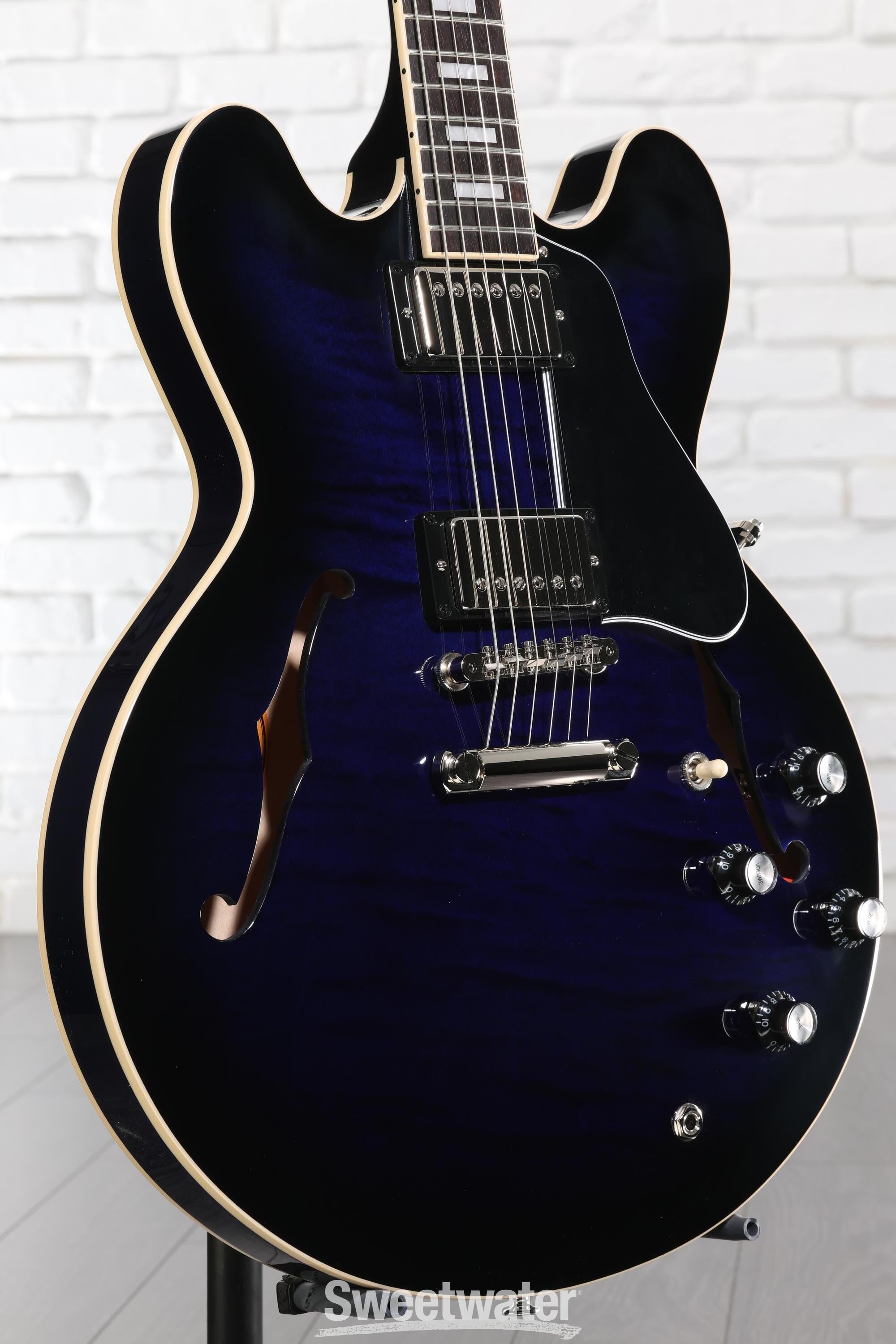 Photo of Gibson ES-335 Figured Semi-hollowbody Electric Guitar - Deep Ocean Burst