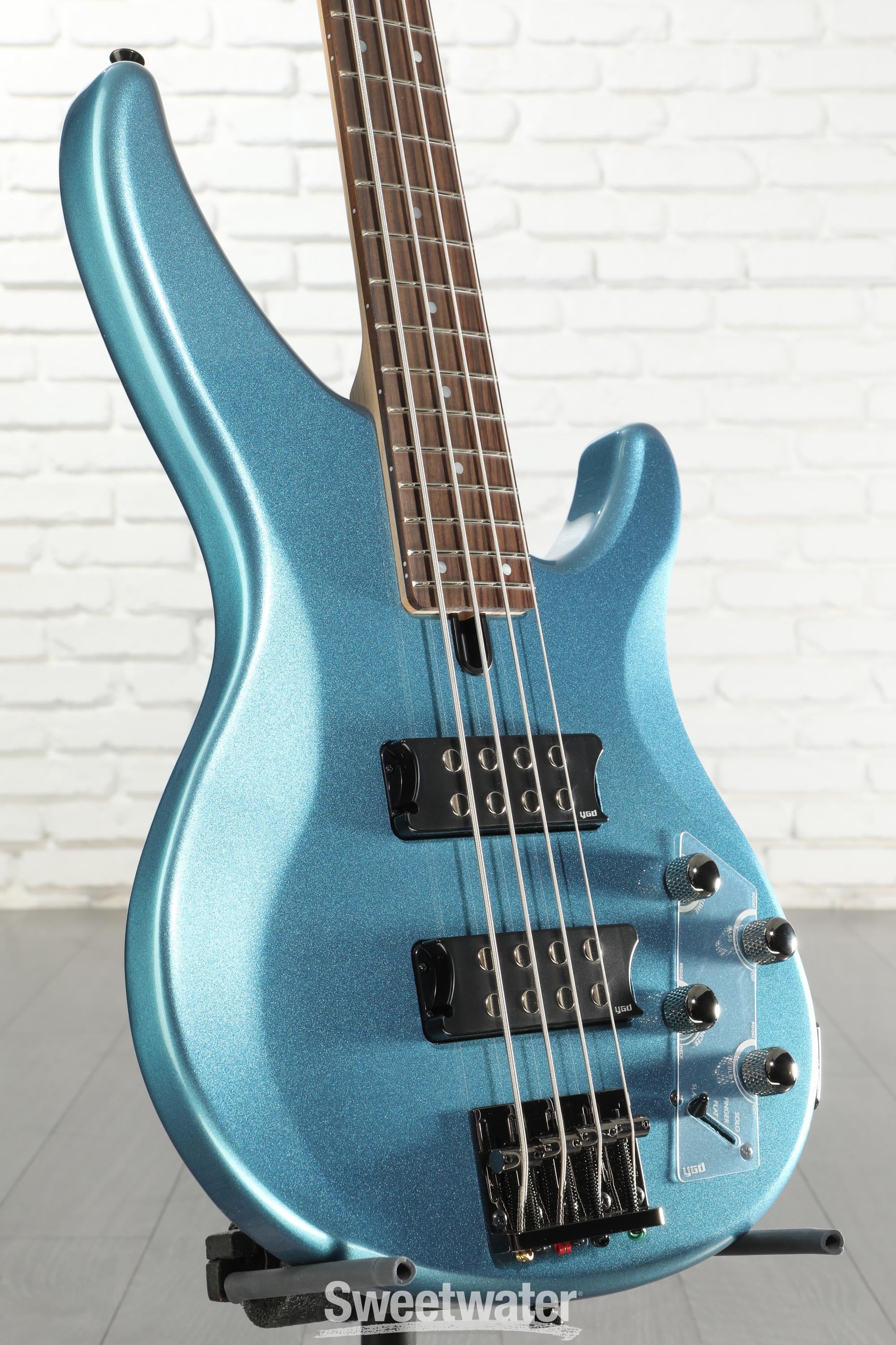 Yamaha TRBX304 4-string Bass Guitar - Factory Blue | Sweetwater