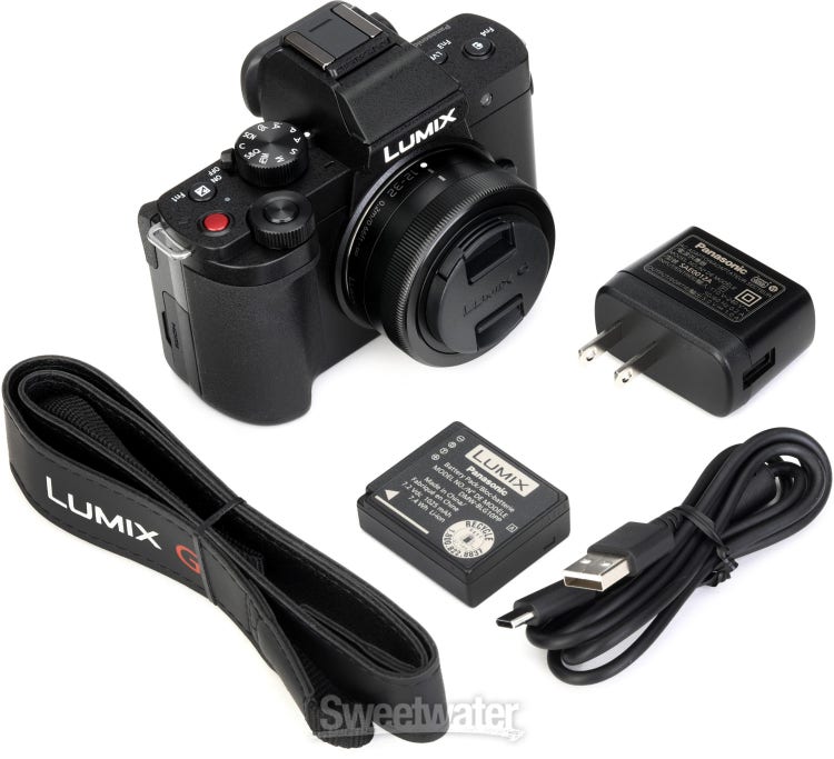 Panasonic Lumix G100D Mirrorless Camera with 12-32mm Lens