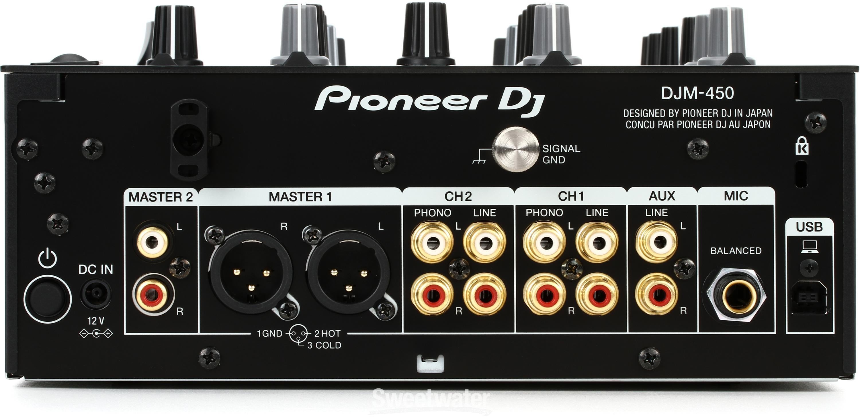 Pioneer DJ DJM-450 2-channel DJ Mixer | Sweetwater