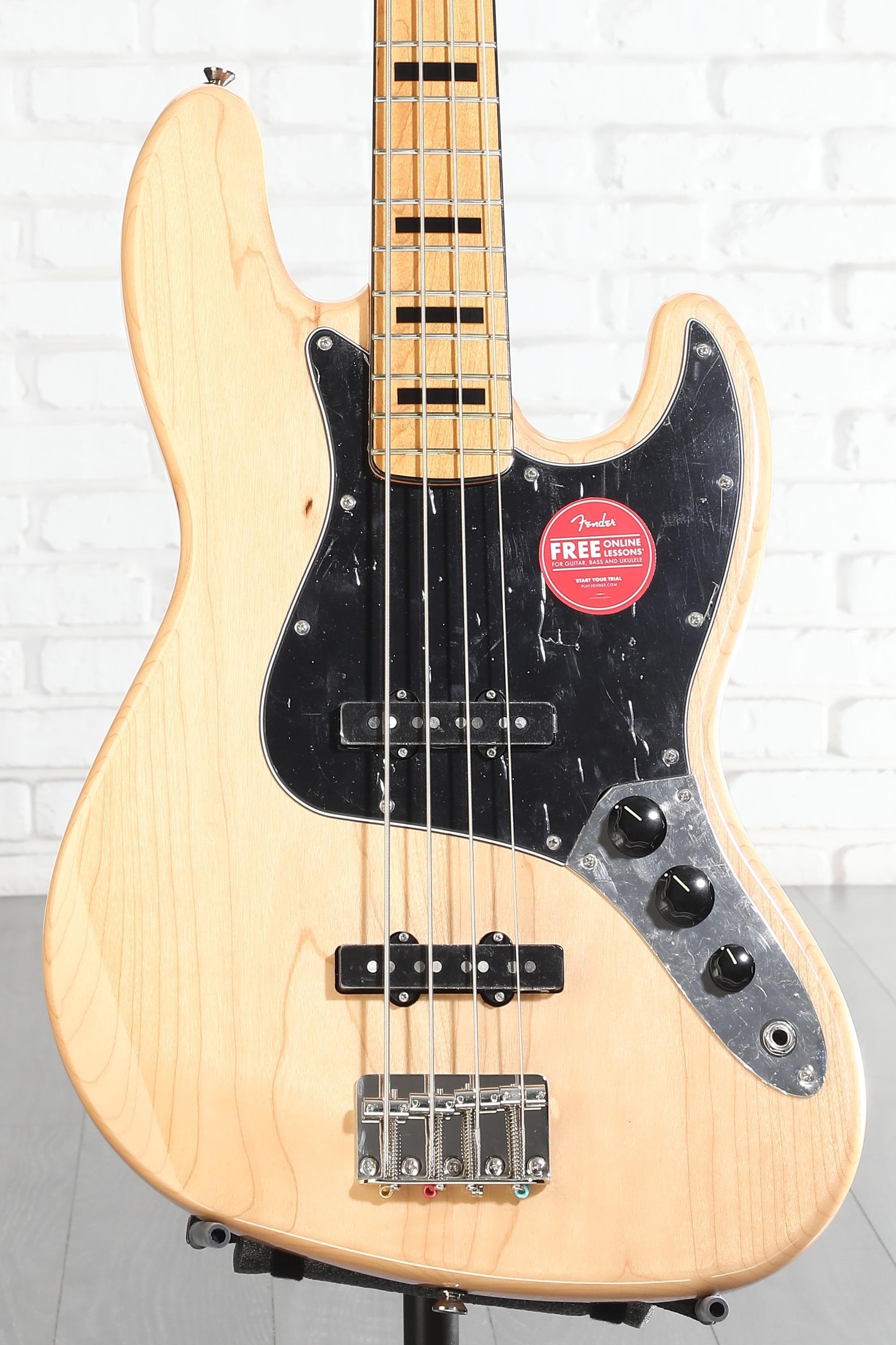 Squier Classic Vibe '70s Jazz Bass - Natural | Sweetwater