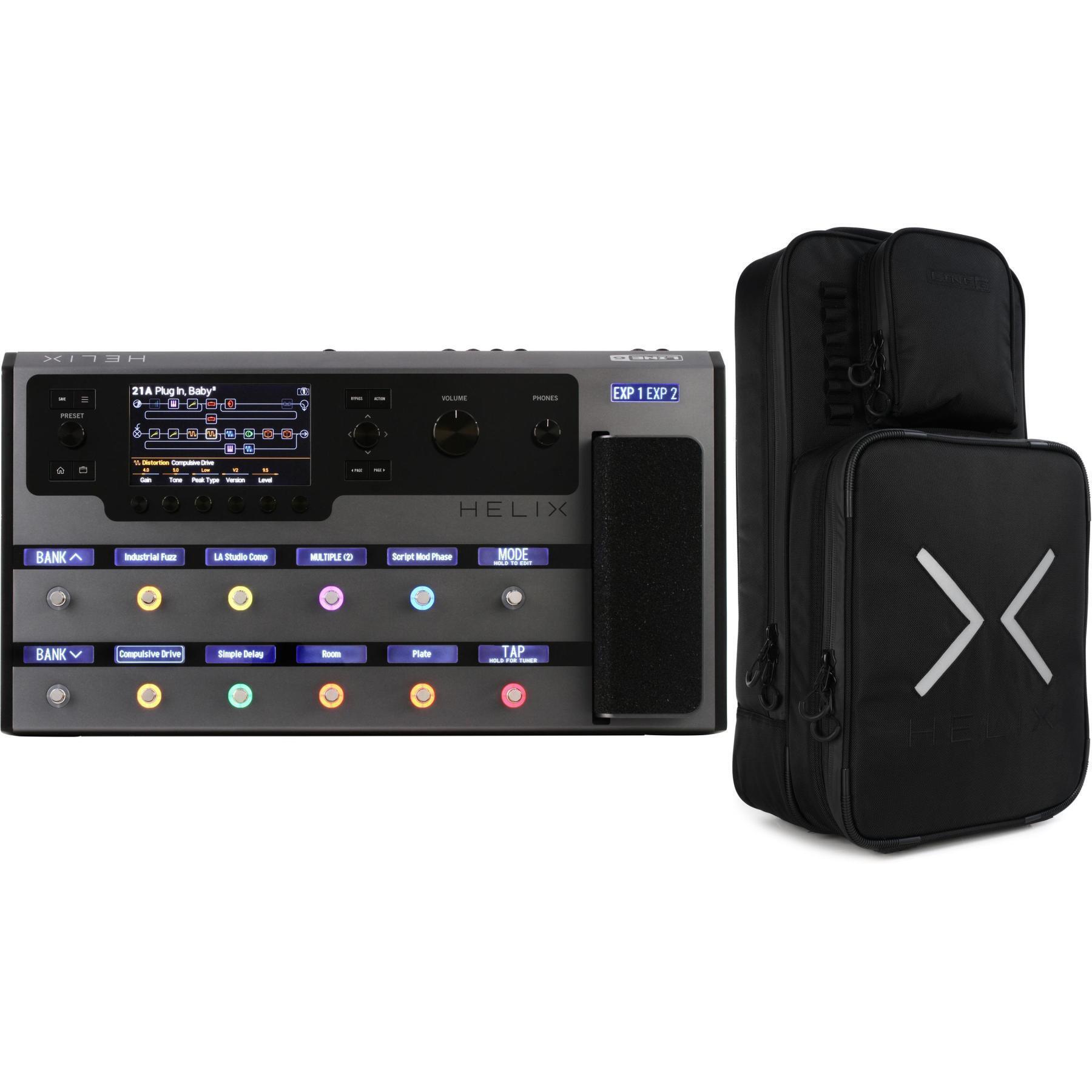 Line 6 Helix Guitar Multi-effects Floor Processor with Backpack