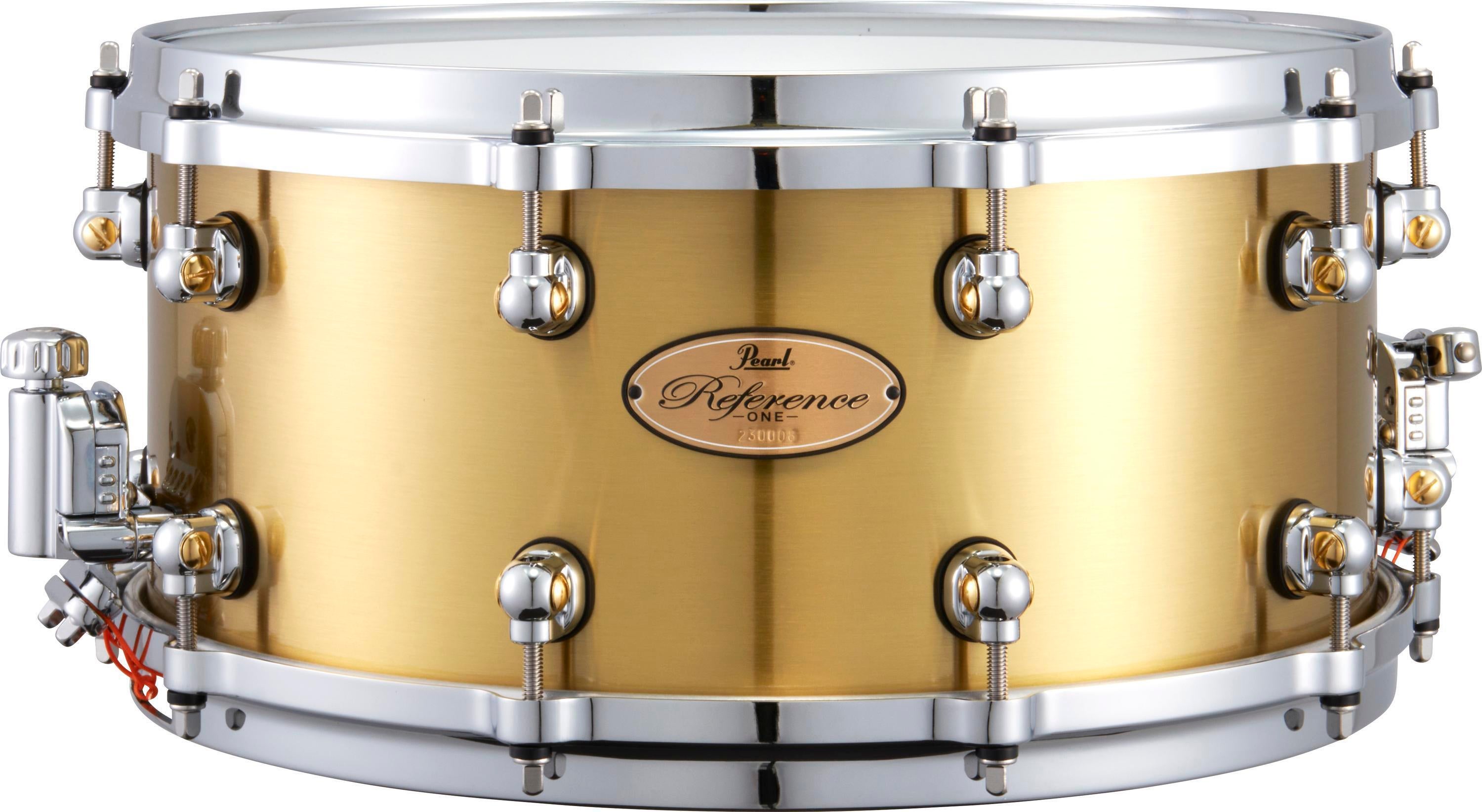 New Pearl Reference One 3mm Brass Snare Drum - 6.5 inch x 14 inch