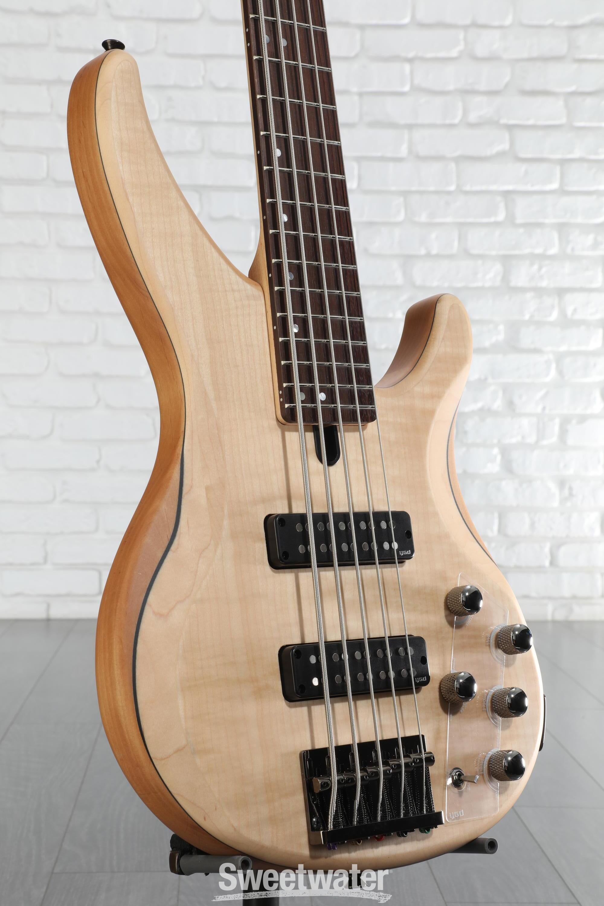 ベース TRBX 605 FM NS Yamaha TRBX605FM 5-string Bass Guitar - Natural Satin