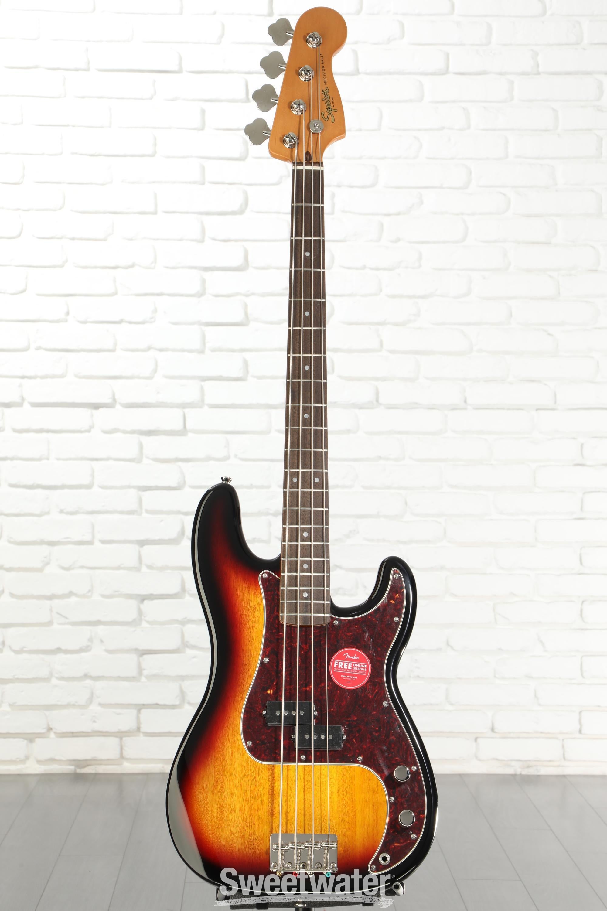Squier Classic Vibe '60s Precision Bass - 3-Tone Sunburst | Sweetwater