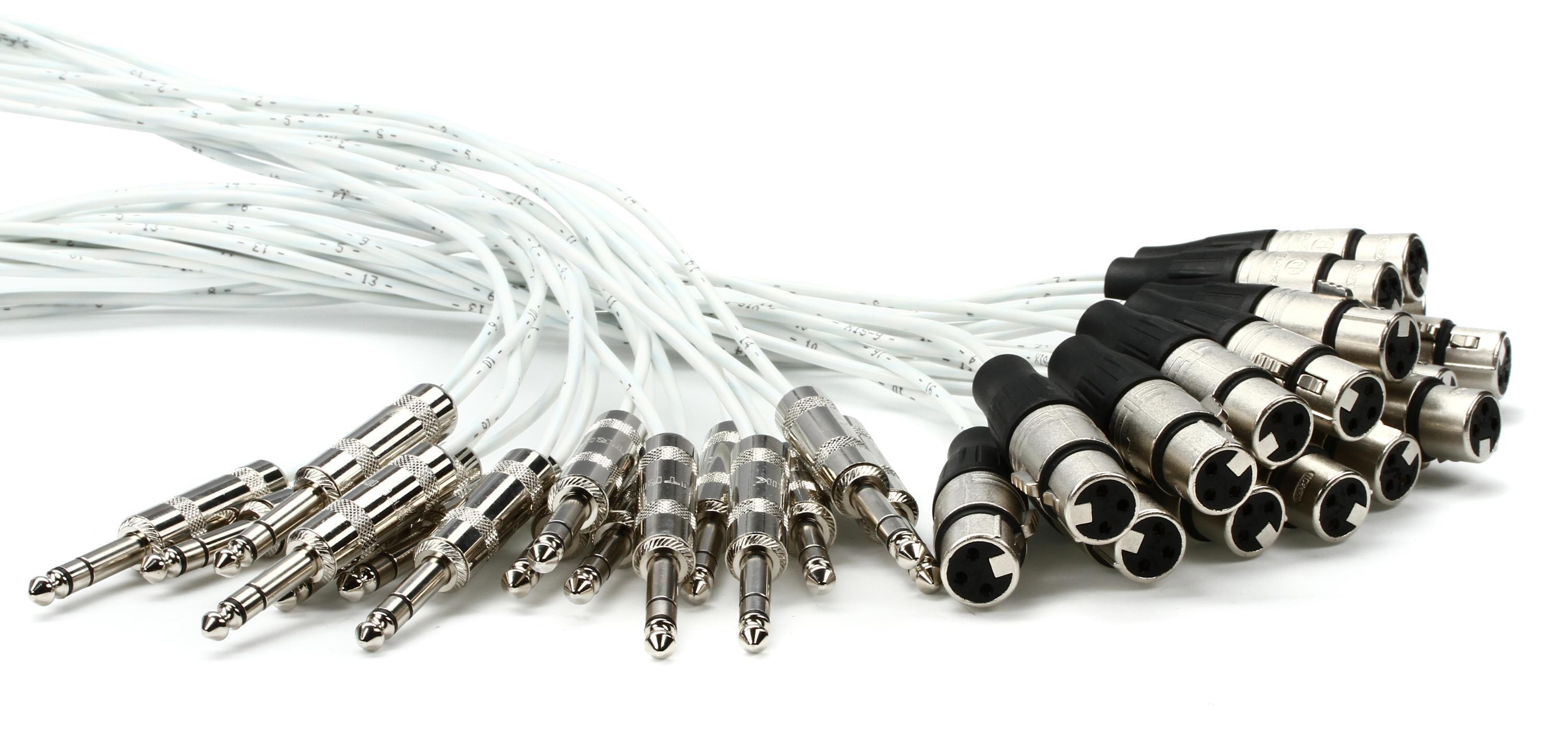 Pro Co MT16BQXF-15 16-channel 1/4 inch TRS Male to XLR Female