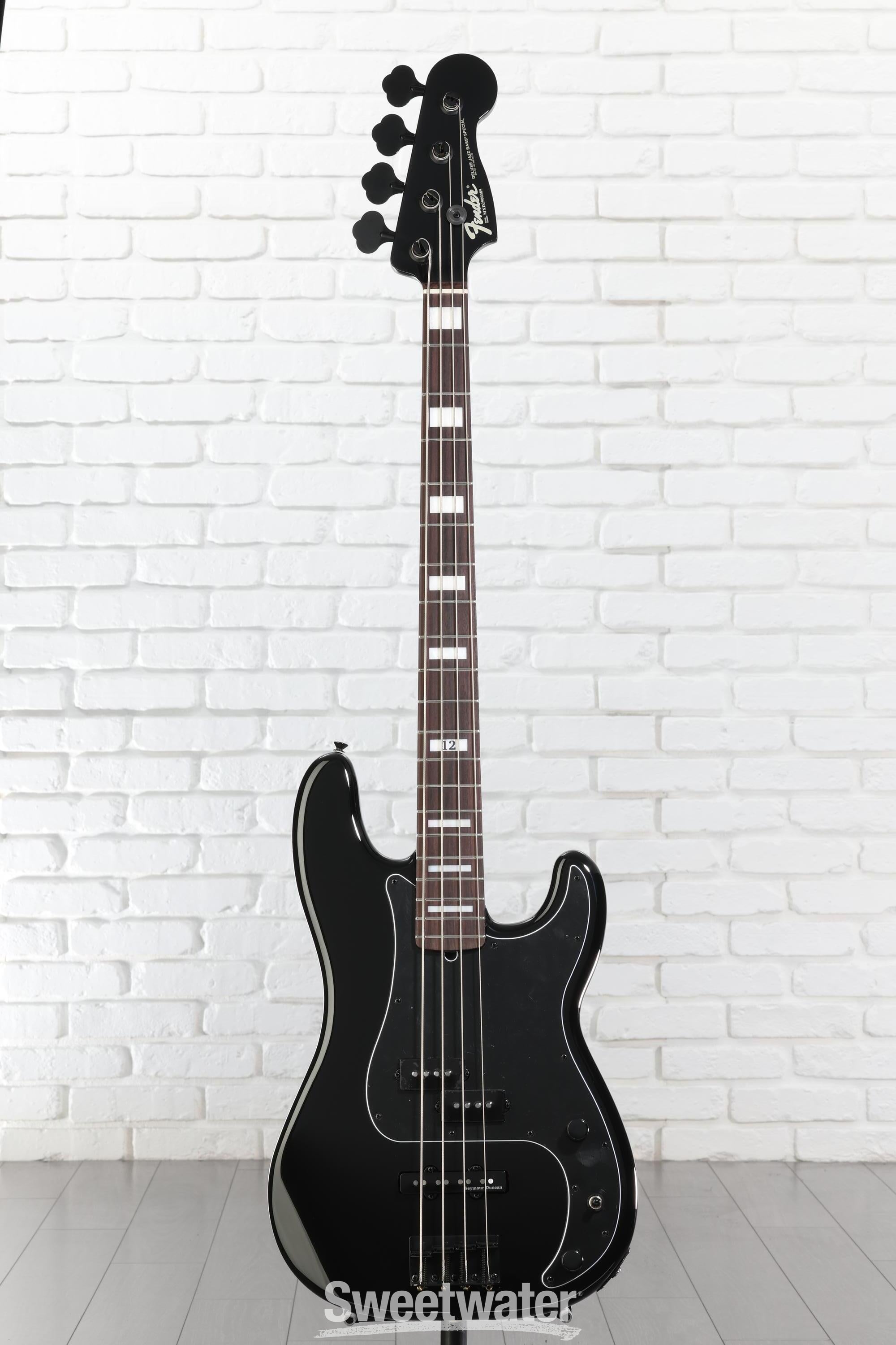 Fender Duff McKagan Deluxe Precision Bass - Black | Sweetwater