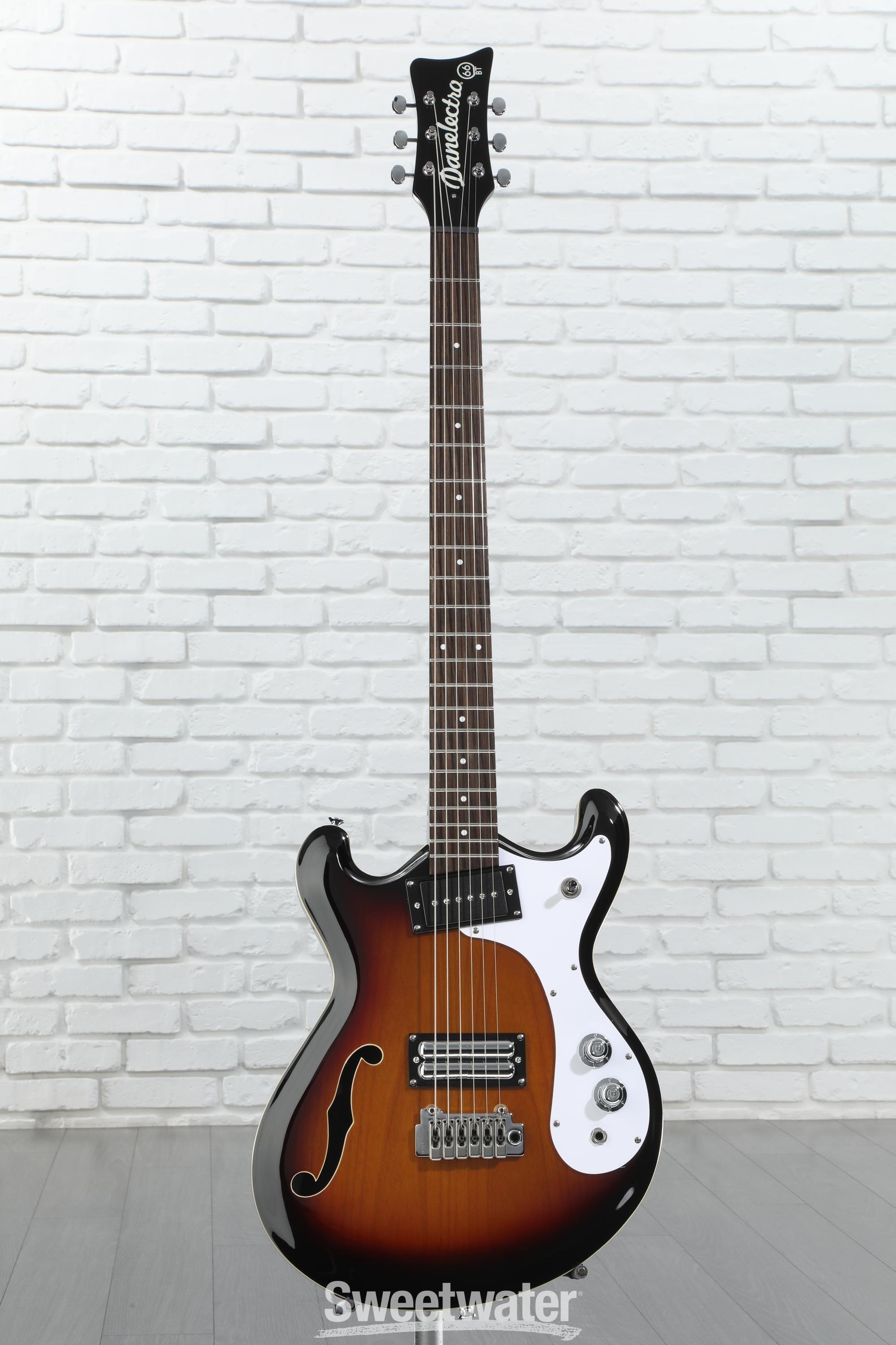 Danelectro 66BT Baritone Electric Guitar - 3-Tone Sunburst