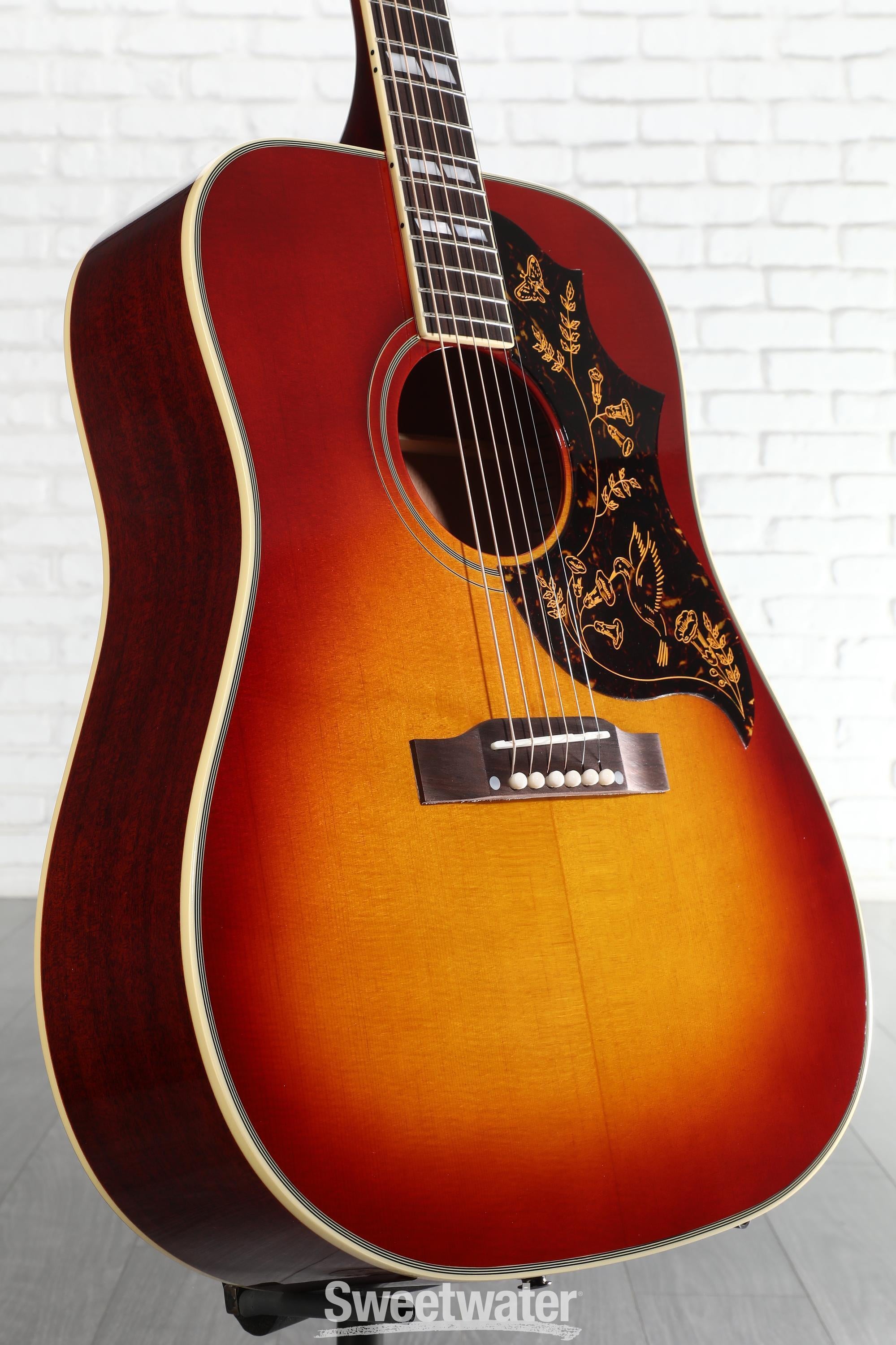 Photo of Epiphone 1960 Hummingbird Reissue Acoustic-electric Guitar - Cherry Sunburst