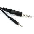 Photo of Hosa CMP-310 Interconnect Cable - 3.5mm TS Male to 1/4-inch TS Male - 10 foot