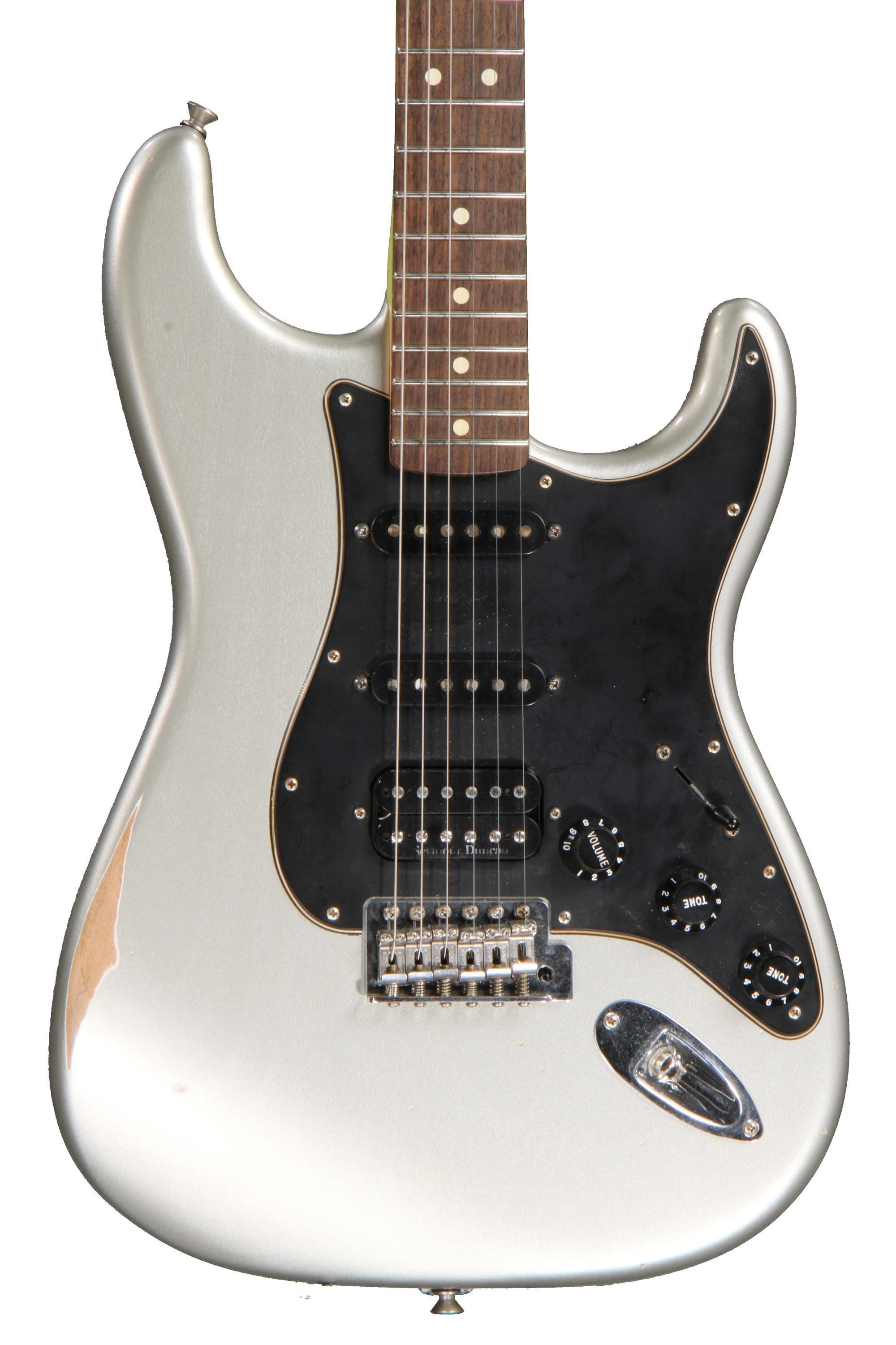 Fender Road Worn Player Stratocaster HSS - Inca Silver