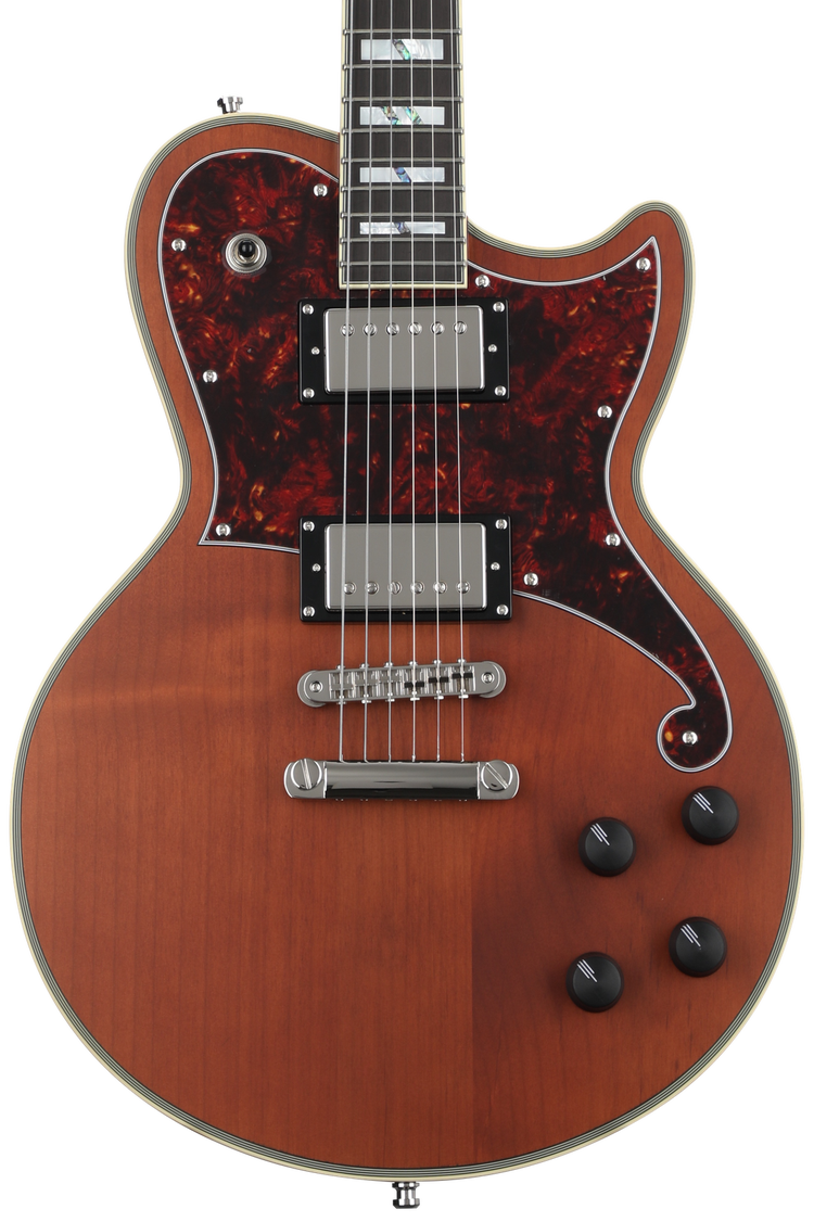 D'Angelico Deluxe Atlantic Electric Guitar - Matte Walnut with