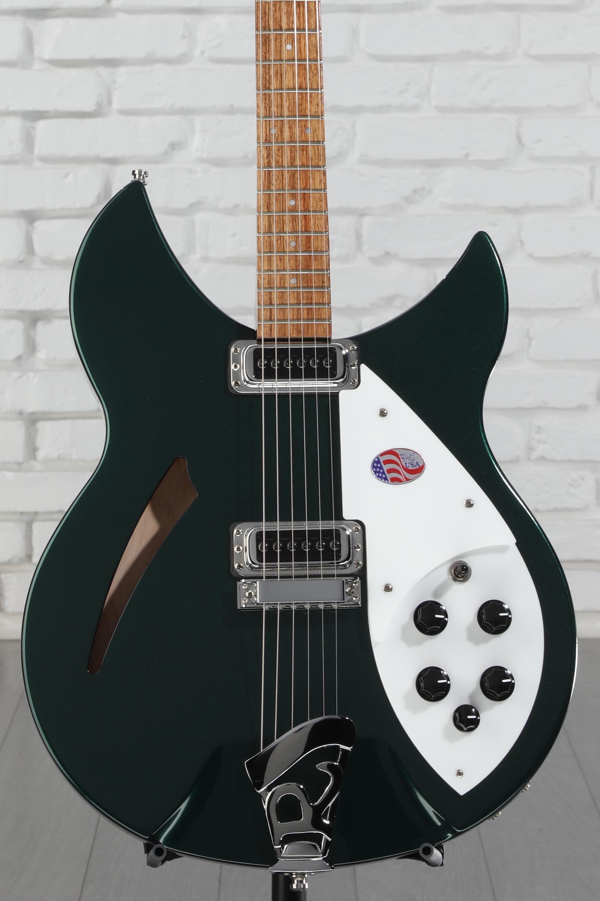 Rickenbacker 330 Thinline Electric Guitar - Midnight Green