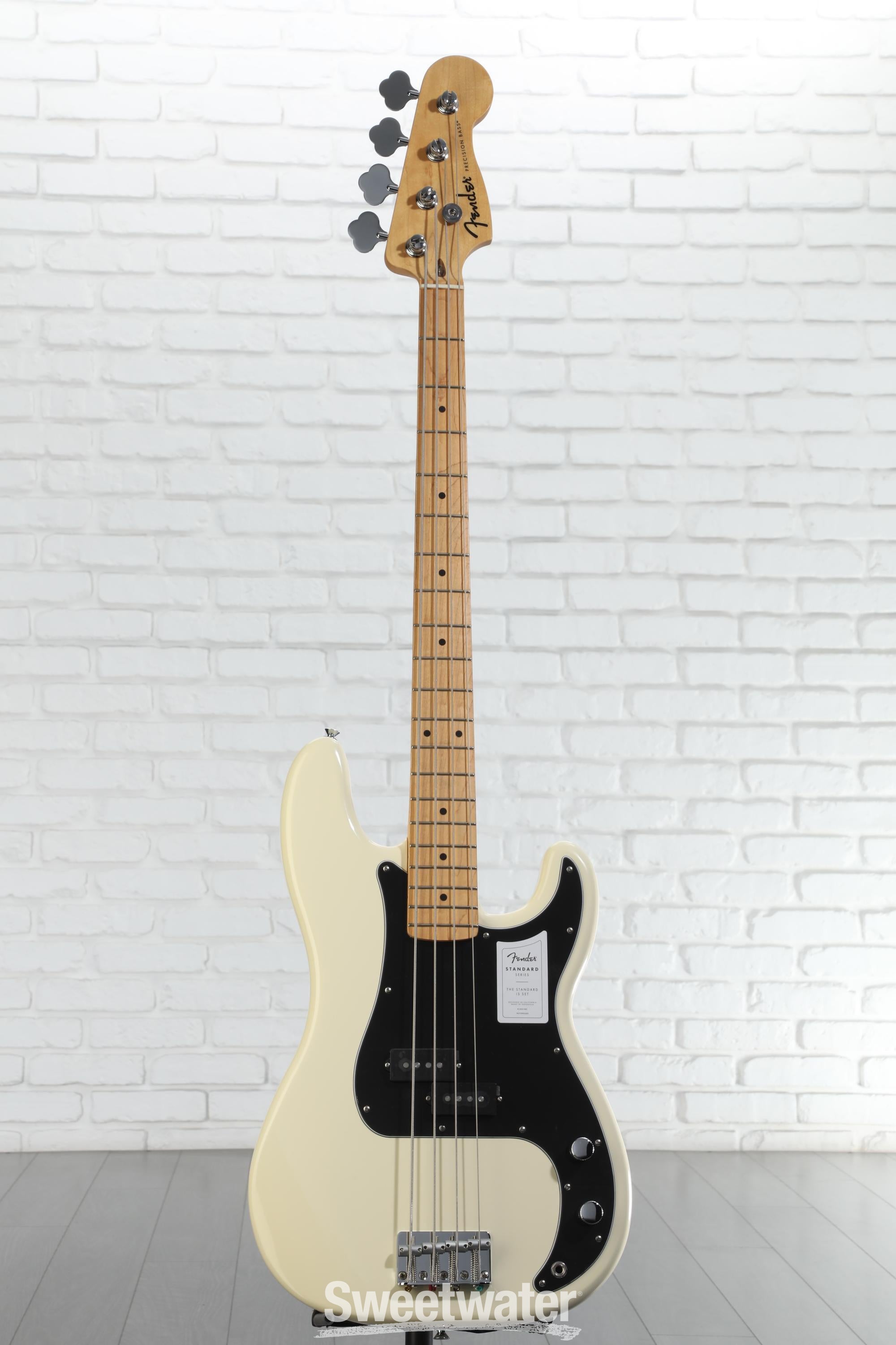 Fender Standard Precision Bass - Olympic White | Sweetwater