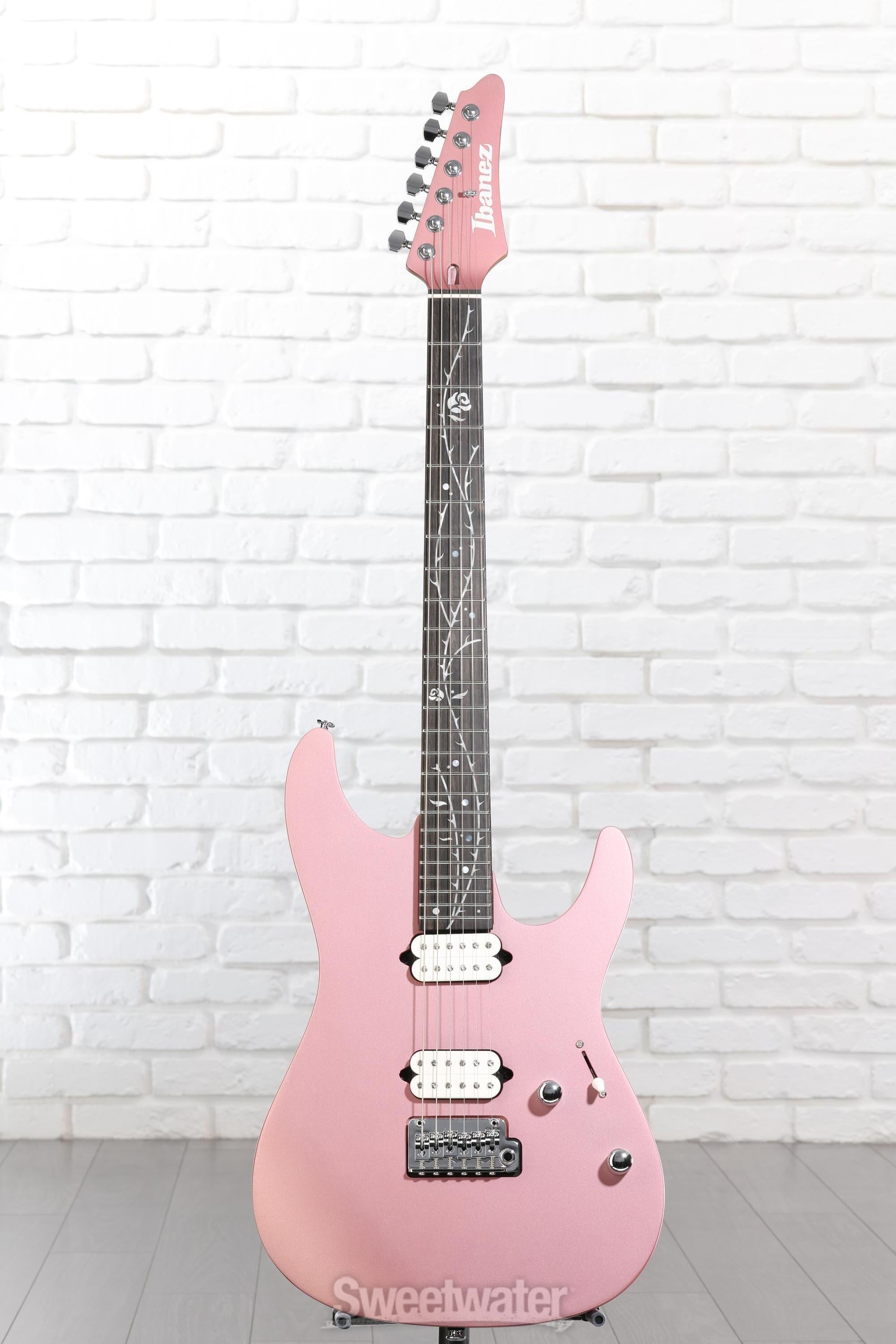 【ばーどぼーい】Ibanez TOD10 アーム有　バッグ付 Ibanez TOD10 Tim Henson Signature Electric Guitar - Metallic Mauve