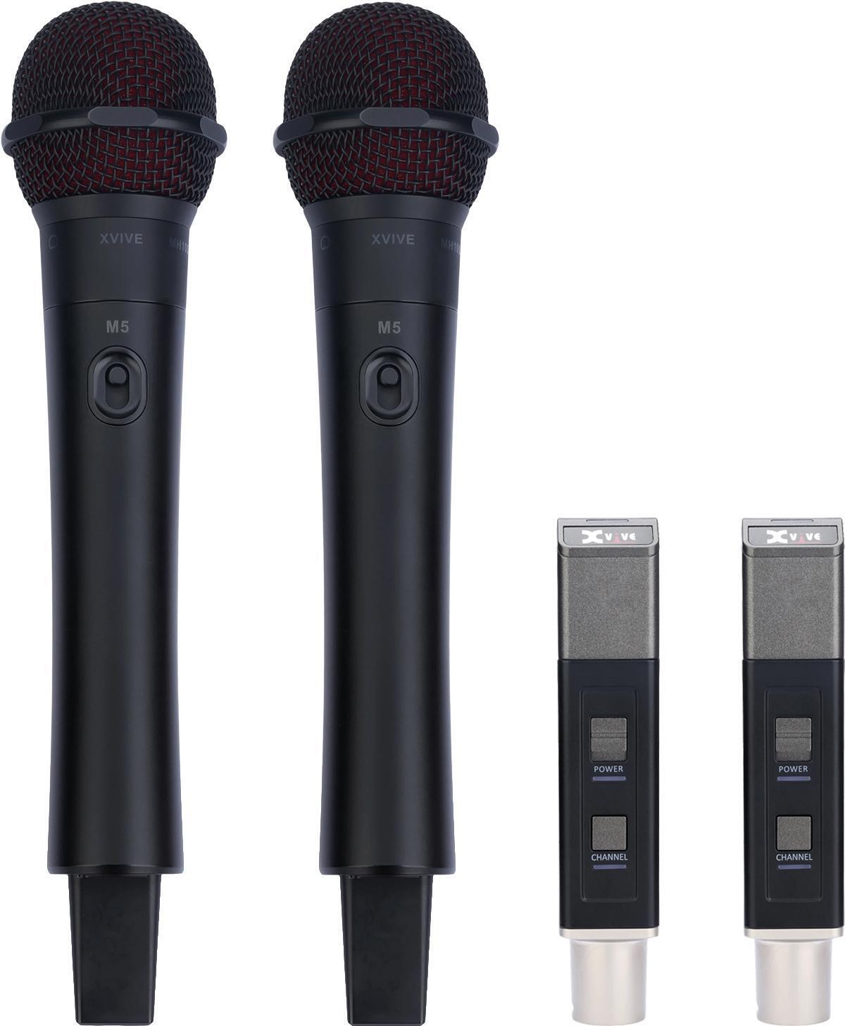 Bundled Item: Xvive M5D Dual Wireless Microphone System - 5.8GHz