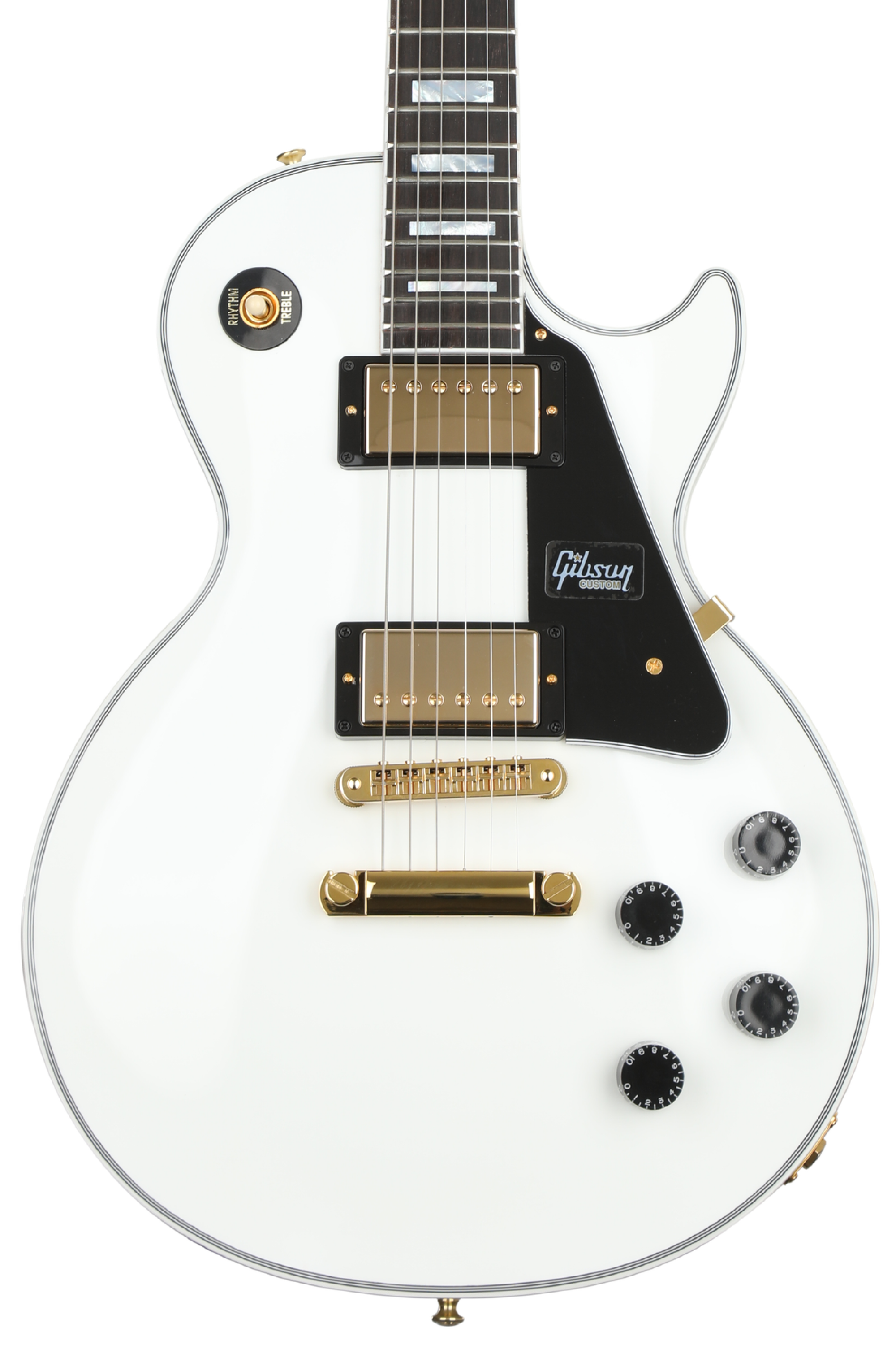 Gibson Custom Les Paul Custom - Alpine White with Ebony