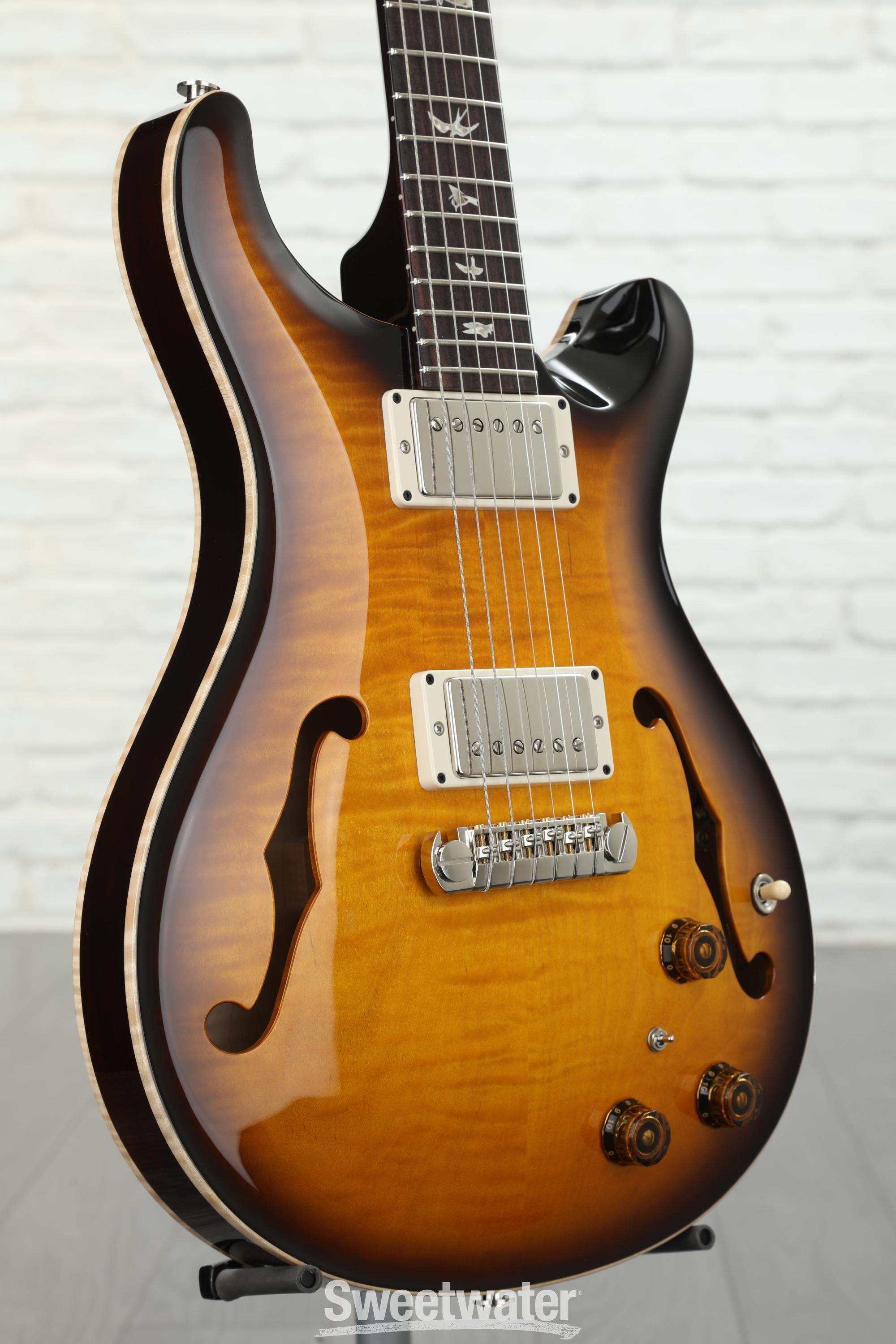 PRS Hollowbody II Piezo Electric Guitar - McCarty Tobacco Sunburst