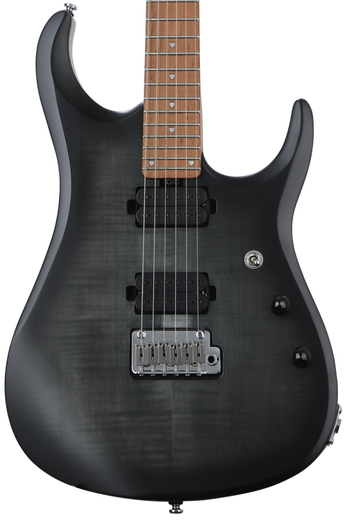 Sterling By Music Man John Petrucci Signature JP150FM Electric Guitar -  Trans Black Satin