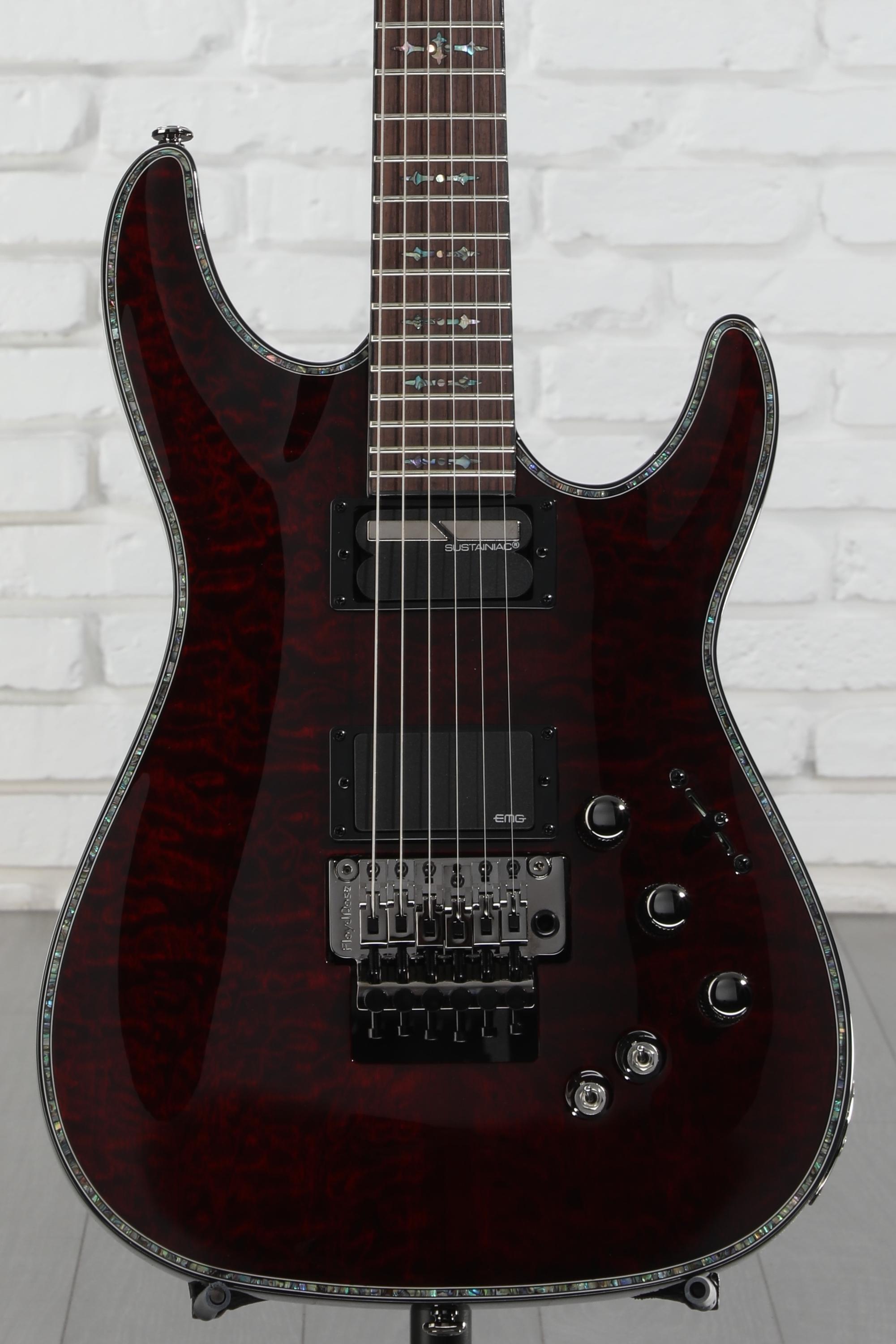 Schecter Hellraiser C-1 FR-S Electric Guitar - Black Cherry