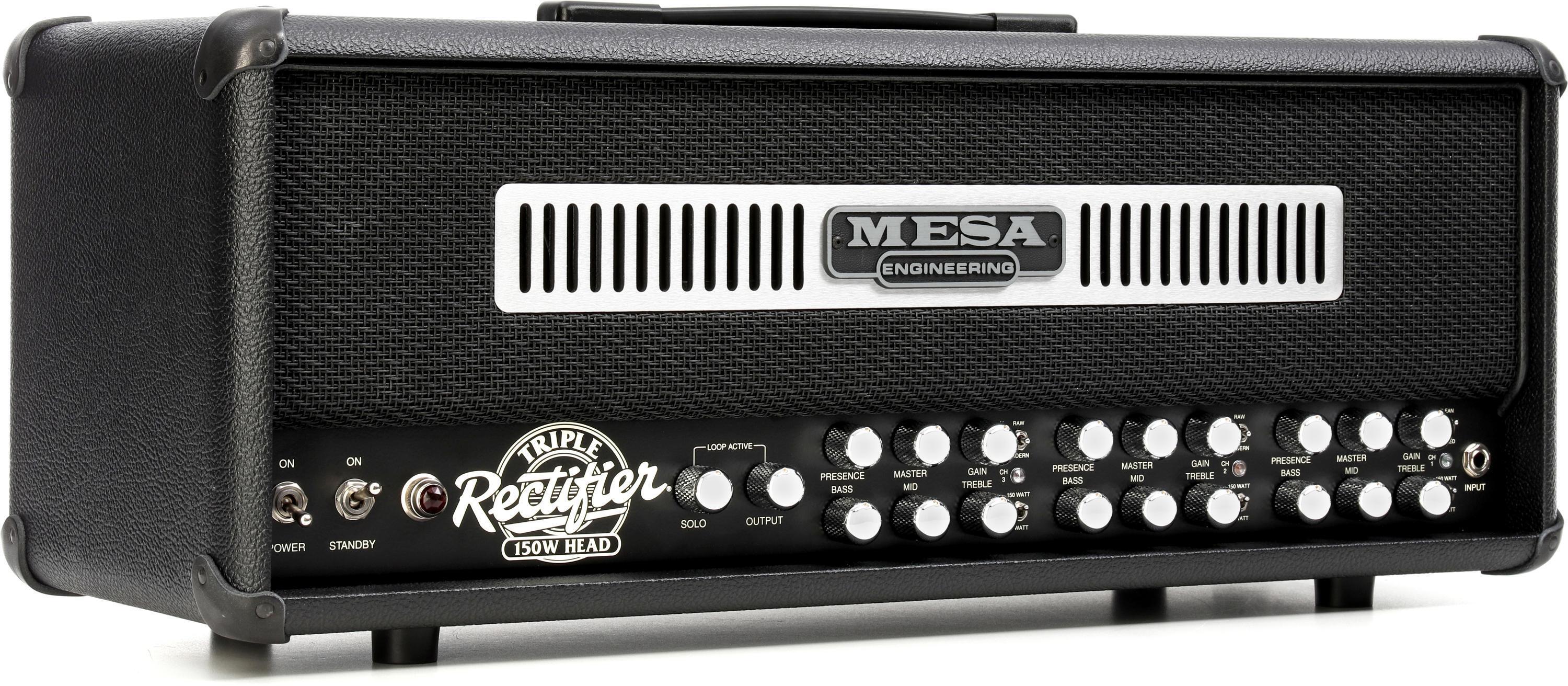 Mesa/Boogie Triple Rectifier 150-watt Tube Head - Black Jute Faceplate