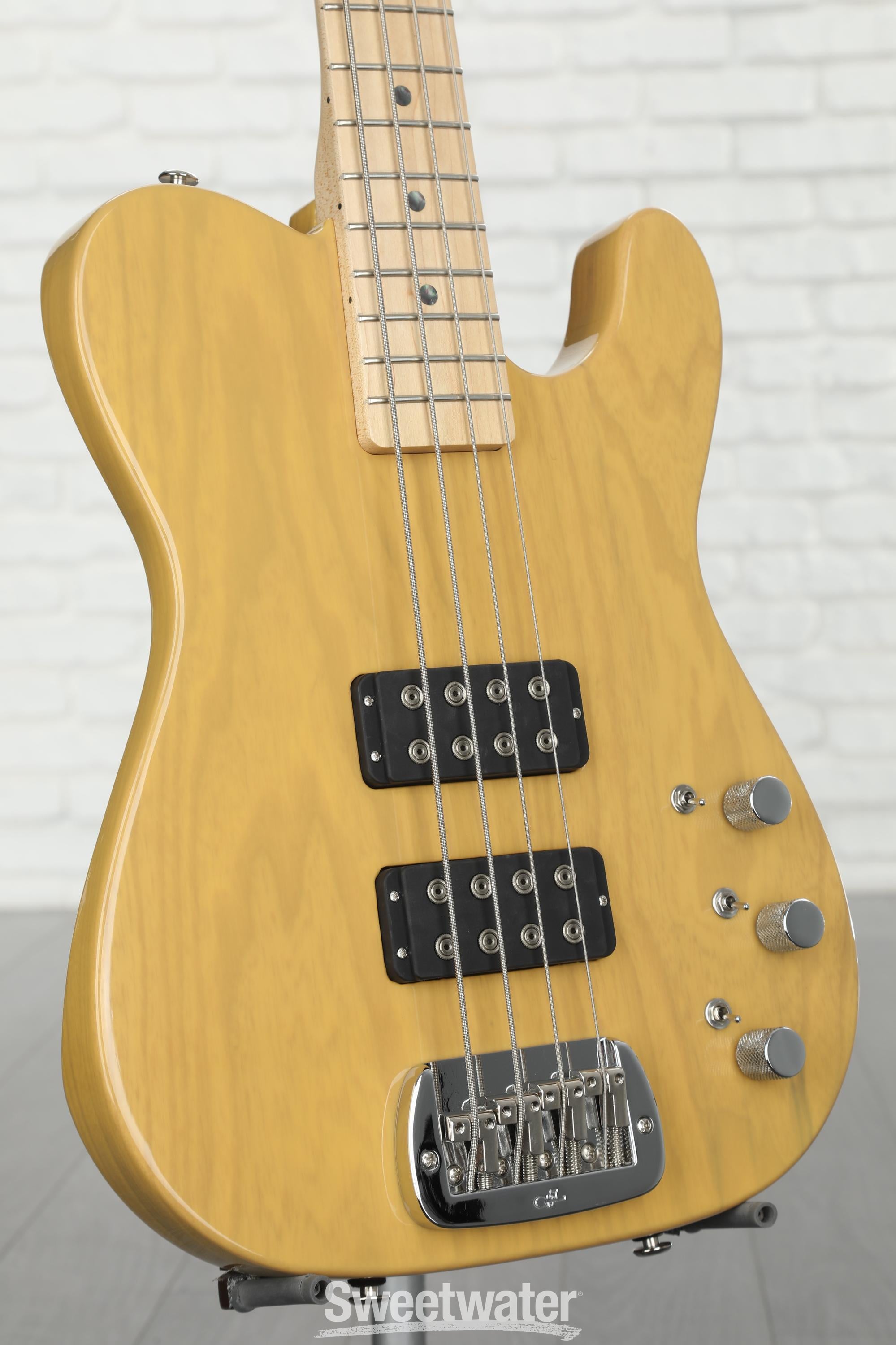 G&L ASAT Electric Bass Guitar - Butterscotch Blonde
