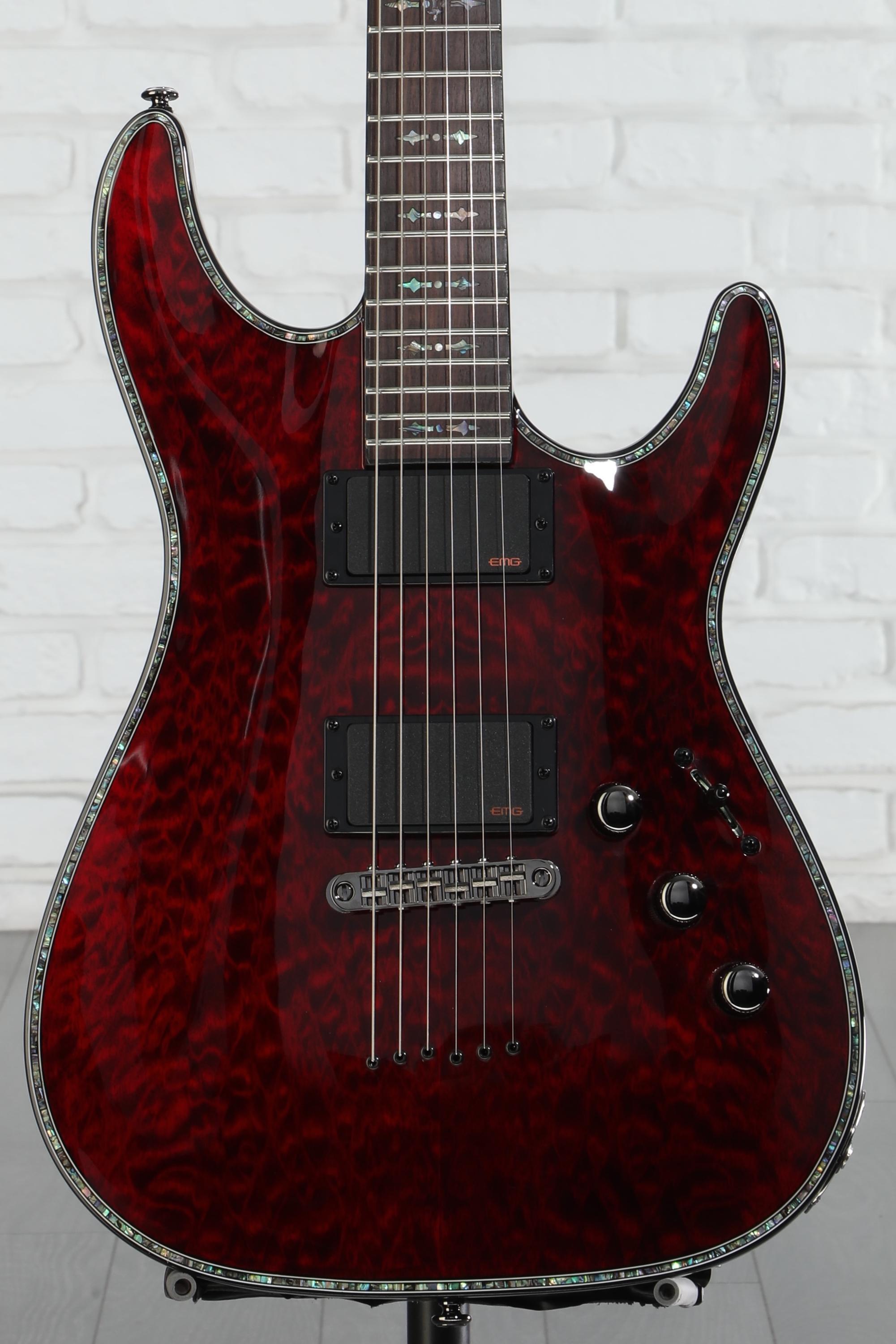 Schecter Hellraiser C-1 Electric Guitar - Black Cherry