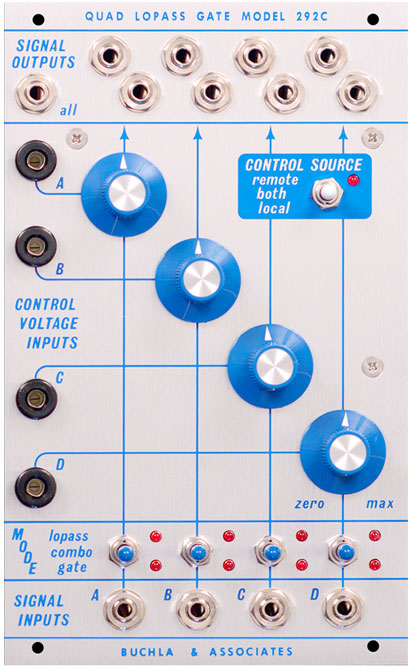Buchla 292 Quad Lopass Gate Classic Reissue Module | Sweetwater