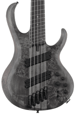 Photo of Ibanez BTB805MS 5-string Bass Guitar - Transparent Gray Flat