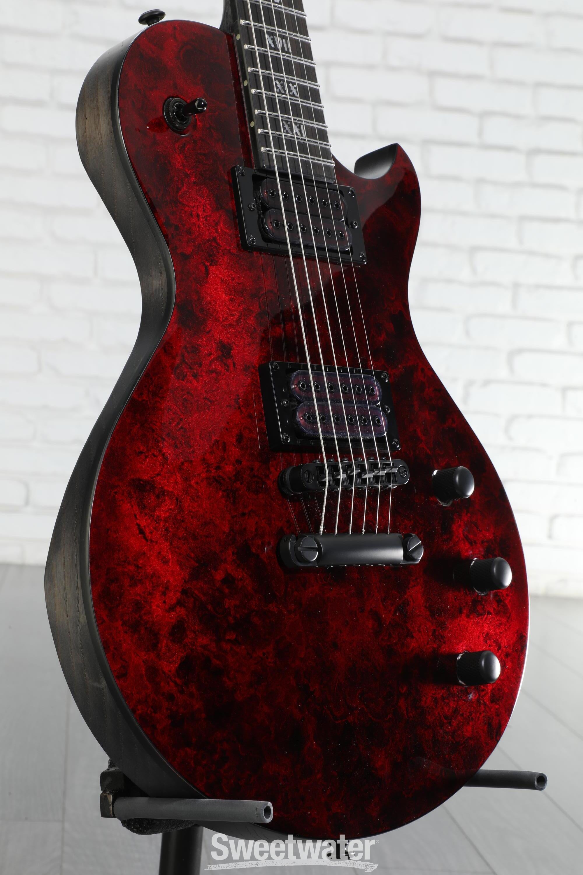 Schecter Solo-II Apocalypse Electric Guitar - Red Reign | Sweetwater
