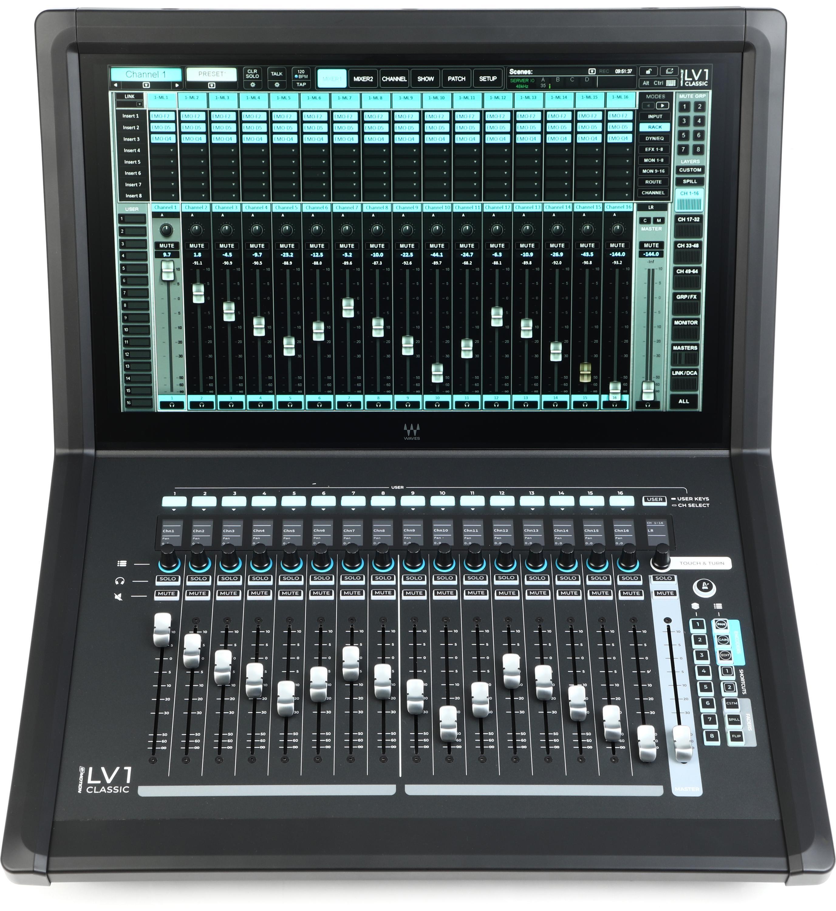 Waves eMotion LV1 Classic Digital Mixer | Sweetwater