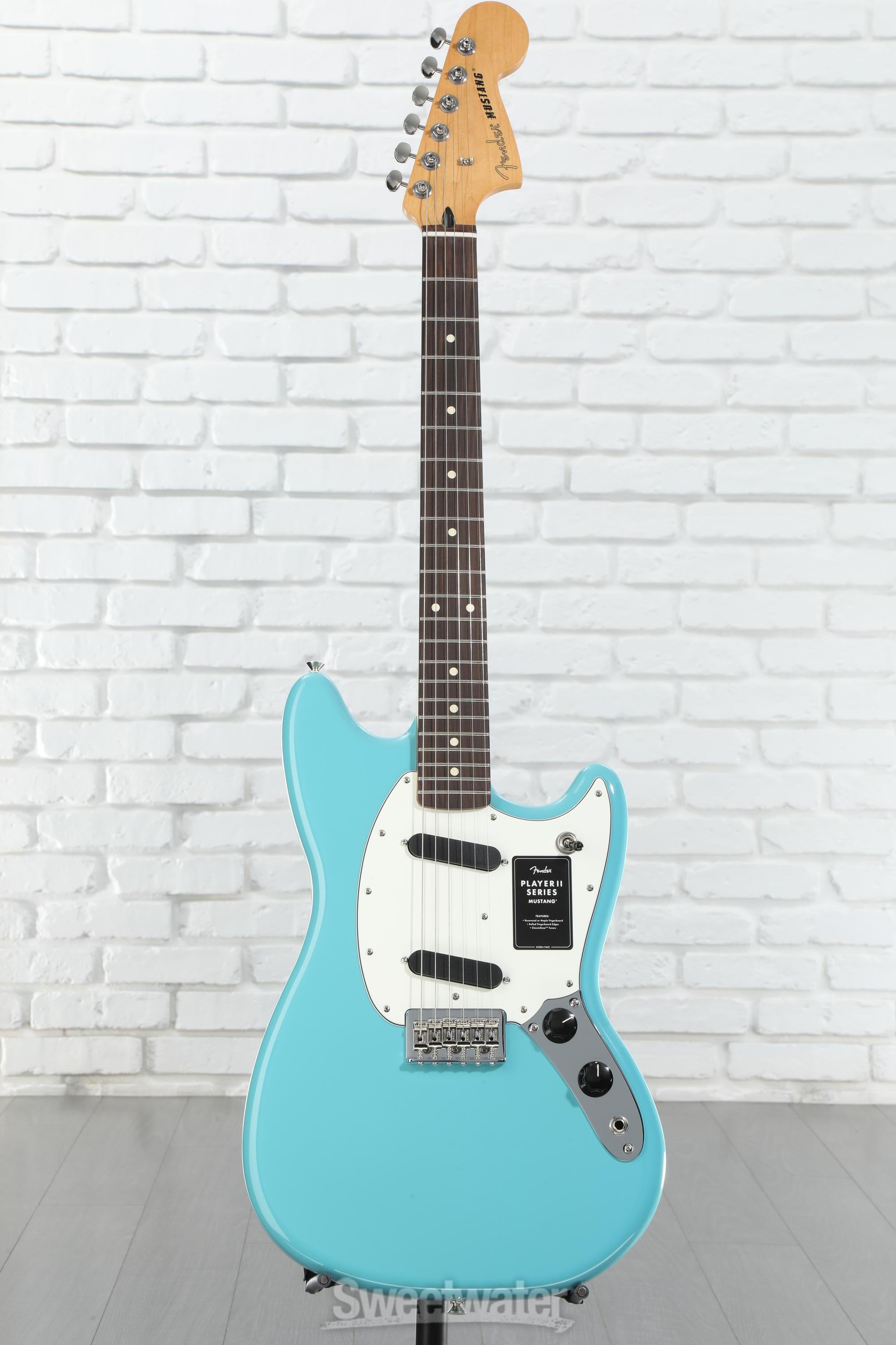 Fender Player II Mustang - Aquatone Blue with Rosewood