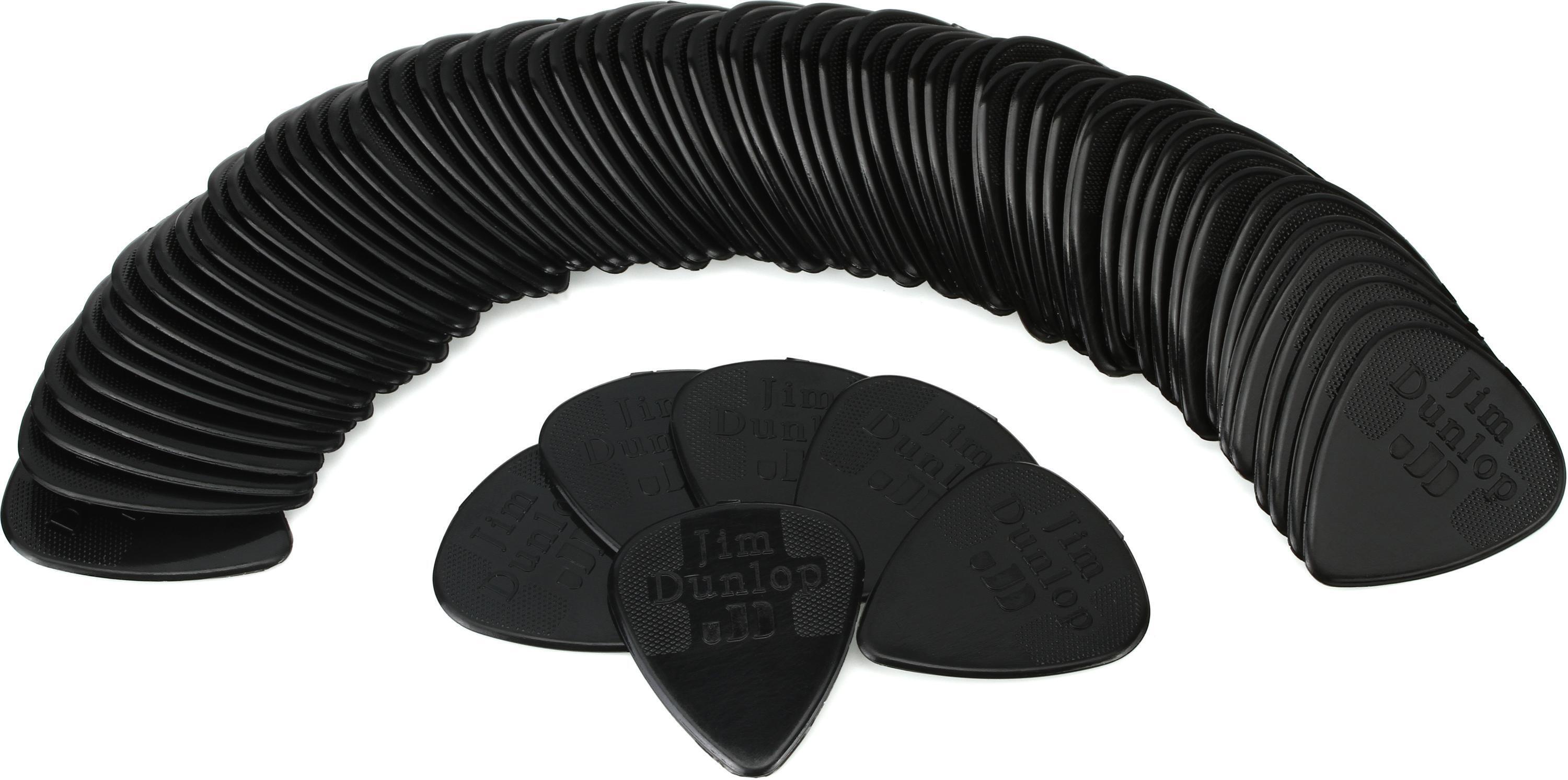 Photo of Dunlop 44R100 Nylon Standard Guitar Picks - 1.0mm Black (72-pack)