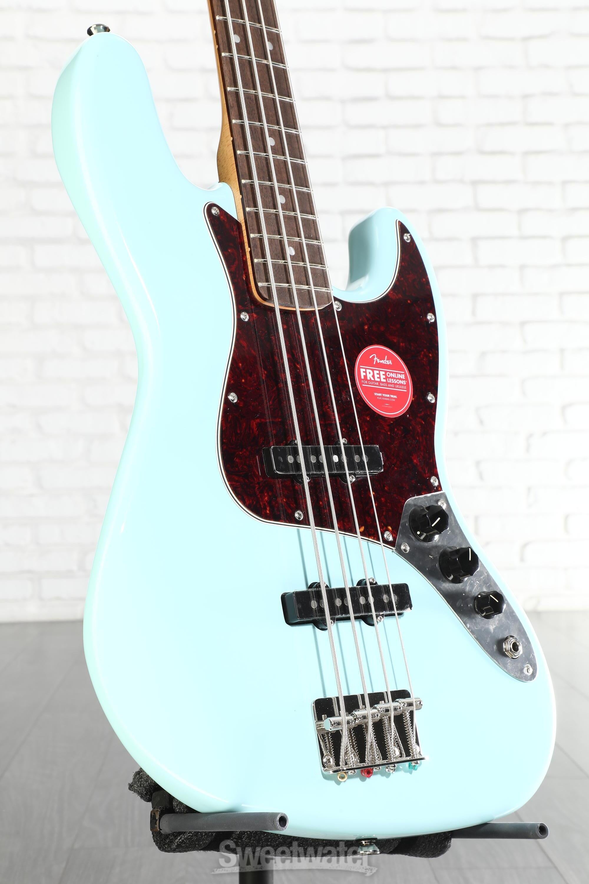 Squier Classic Vibe '60s Jazz Bass - Daphne Blue | Sweetwater