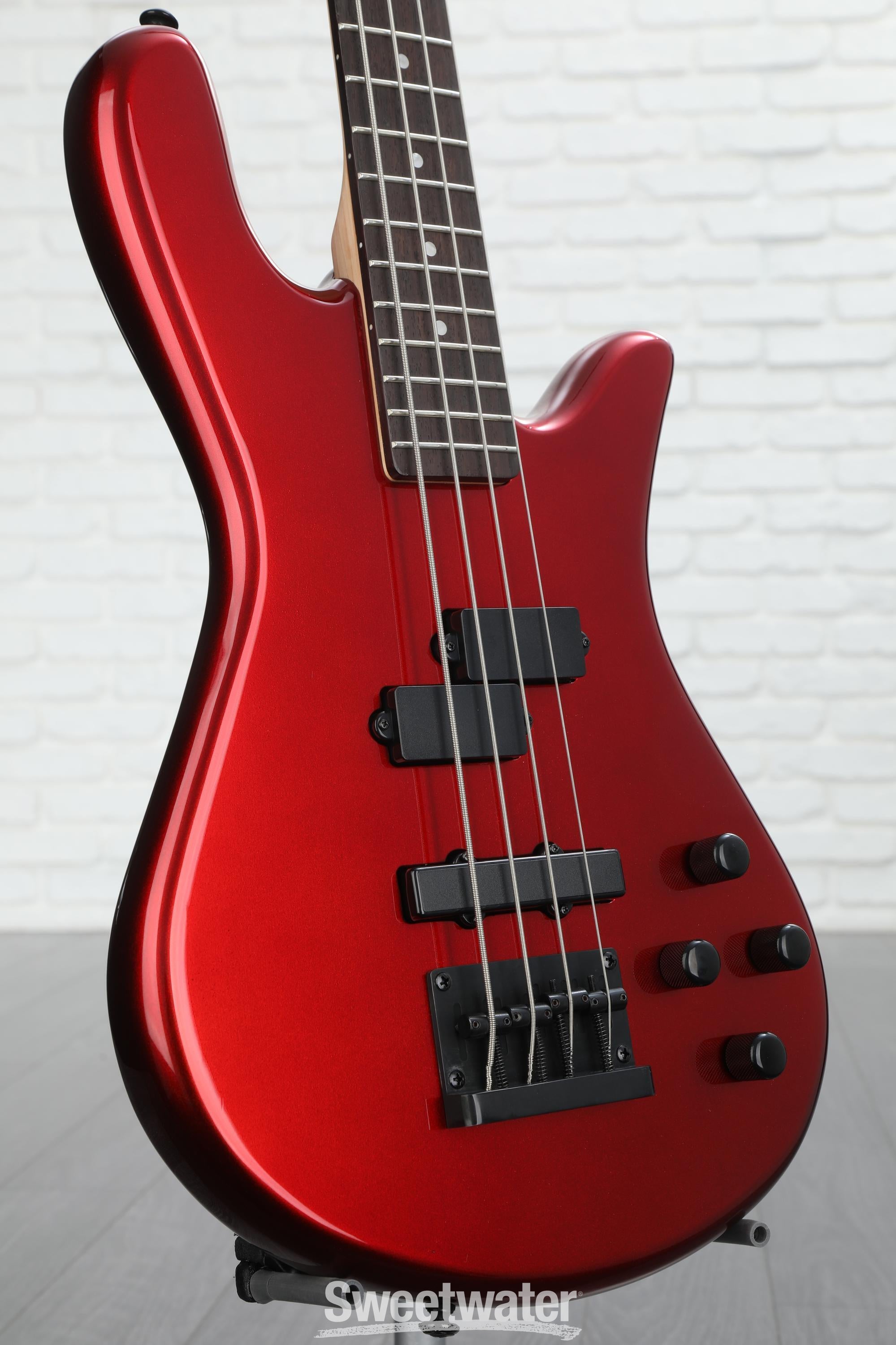 Spector Performer 4 Bass Guitar - Metallic Red | Sweetwater