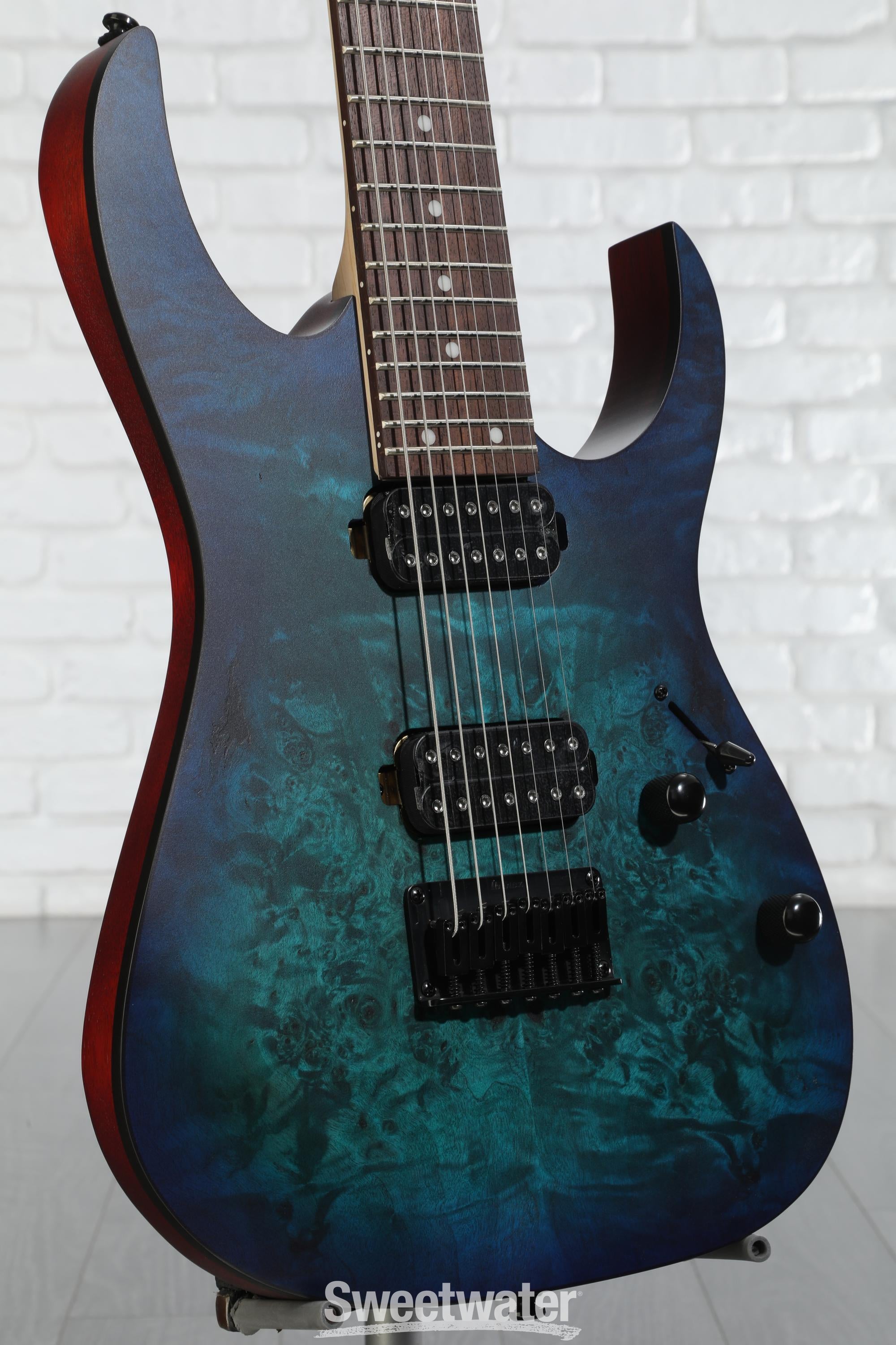 Ibanez RG7421PB Electric Guitar - Sapphire Blue Flat