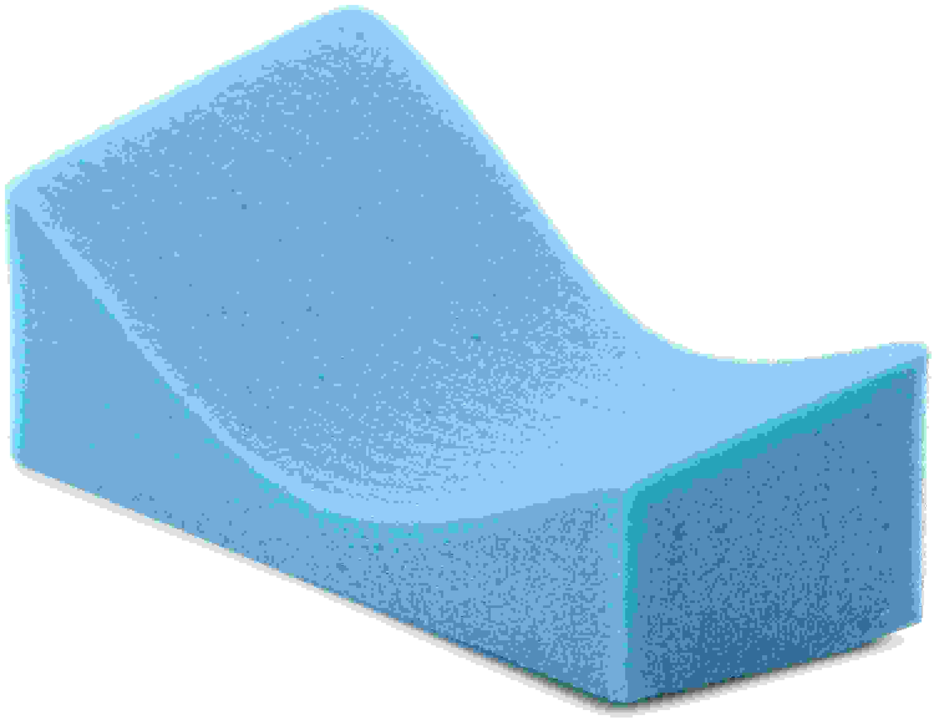 PolyPad Violin/Viola Shoulder Pad - Large, Blue