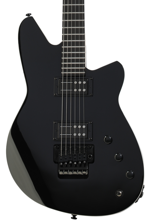 Reverend Kingbolt Blackout Electric Guitar - Midnight Black