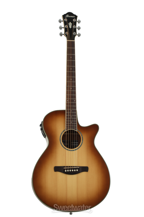 Ibanez AEG10II - Natural Browned Burst High Gloss | Sweetwater